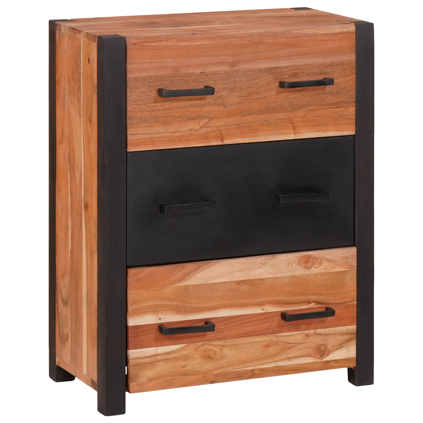 Skap Brun 55 x 30 x 75 cm heltre akasie