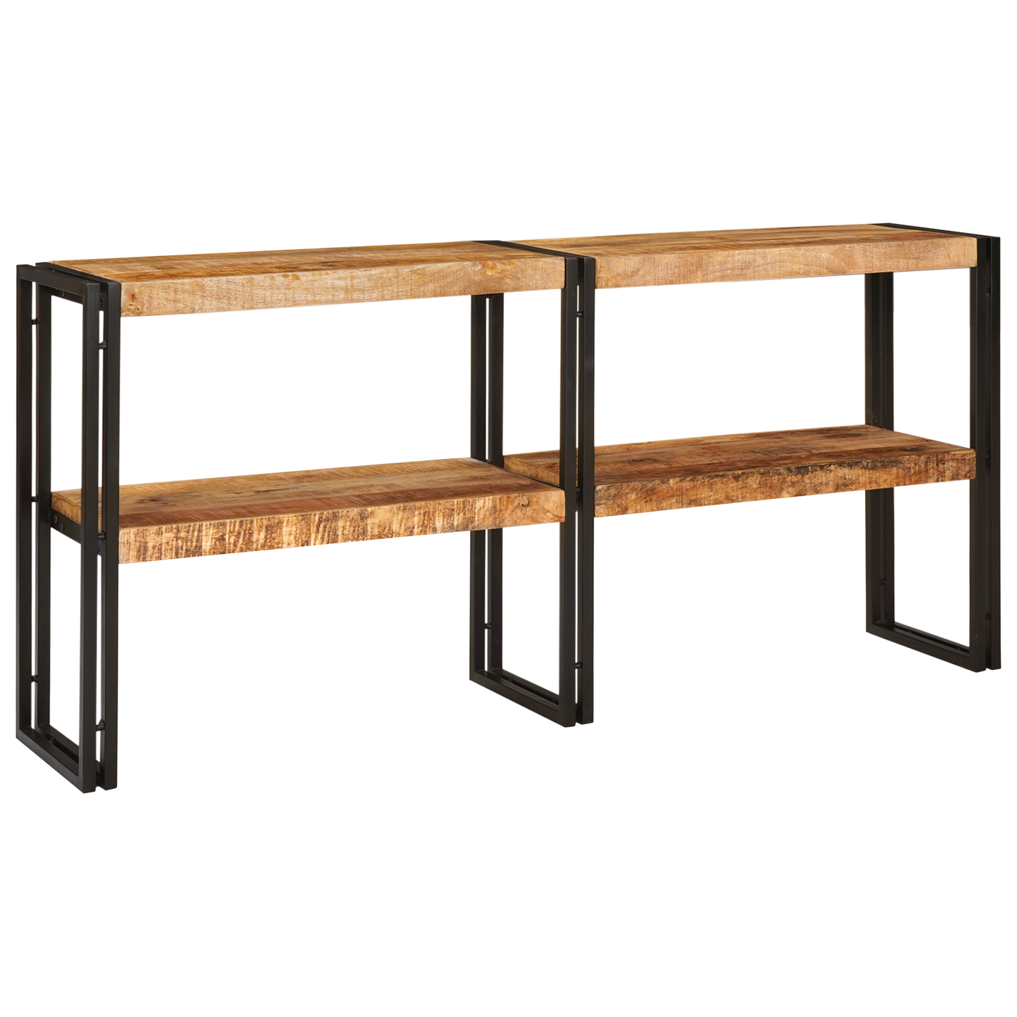 Avlastningsbord konsollbord Tre 160x33x75 cm Solid Ruft Tre Mango
