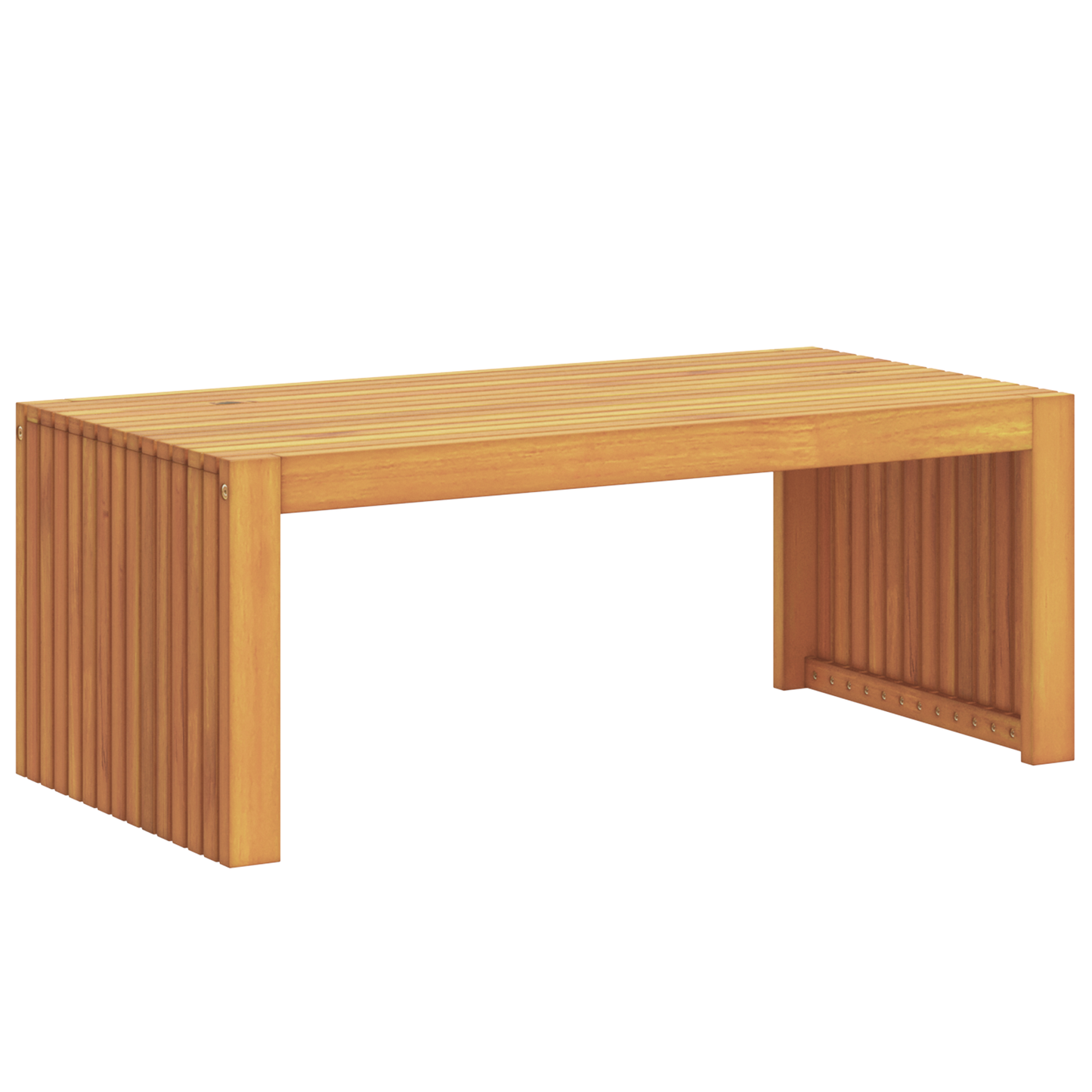 Salongbord Sofabord Tre 90x45x35 cm Massivt Tre Akasie