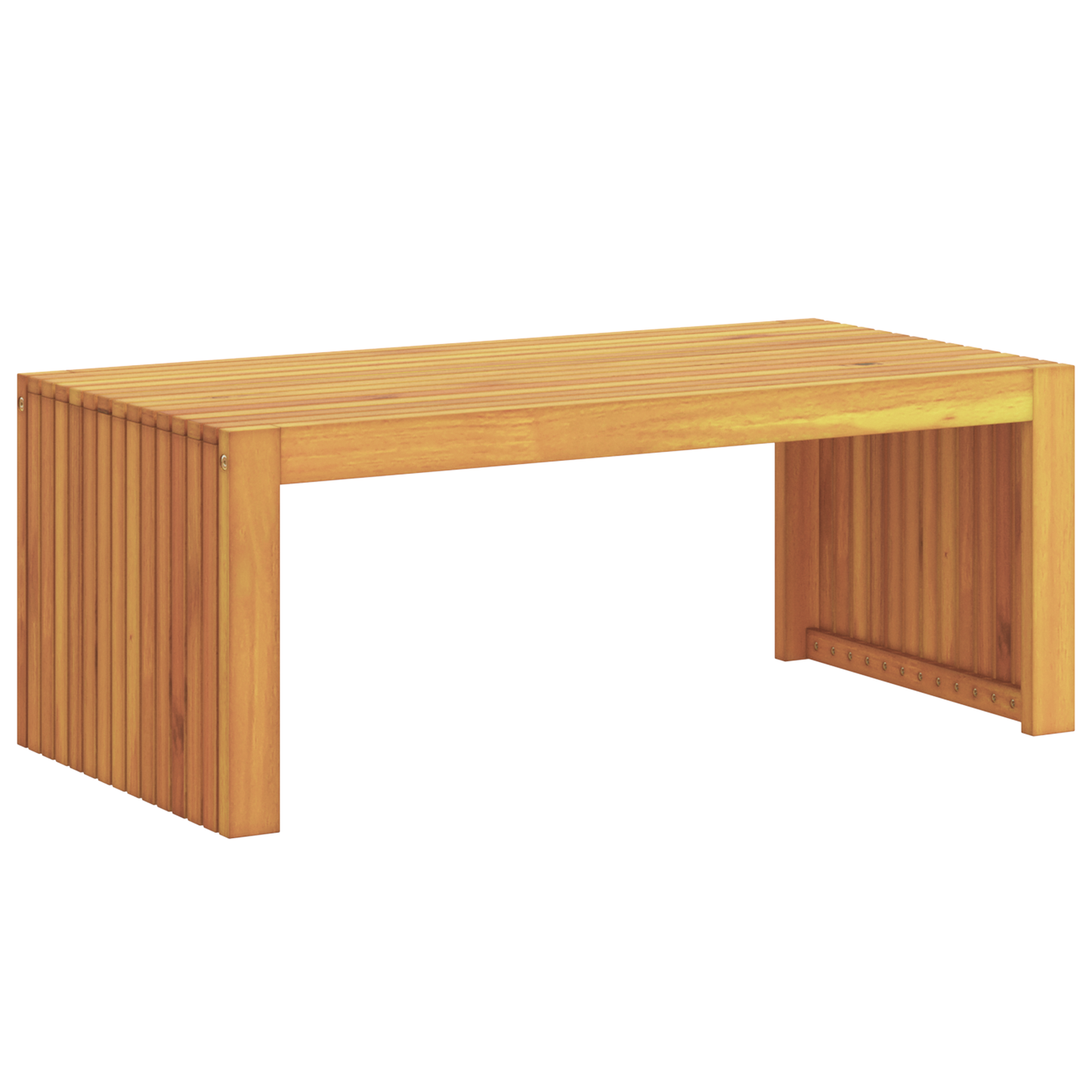 Salongbord Sofabord Tre 90x45x35 cm Massivt Tre Akasie