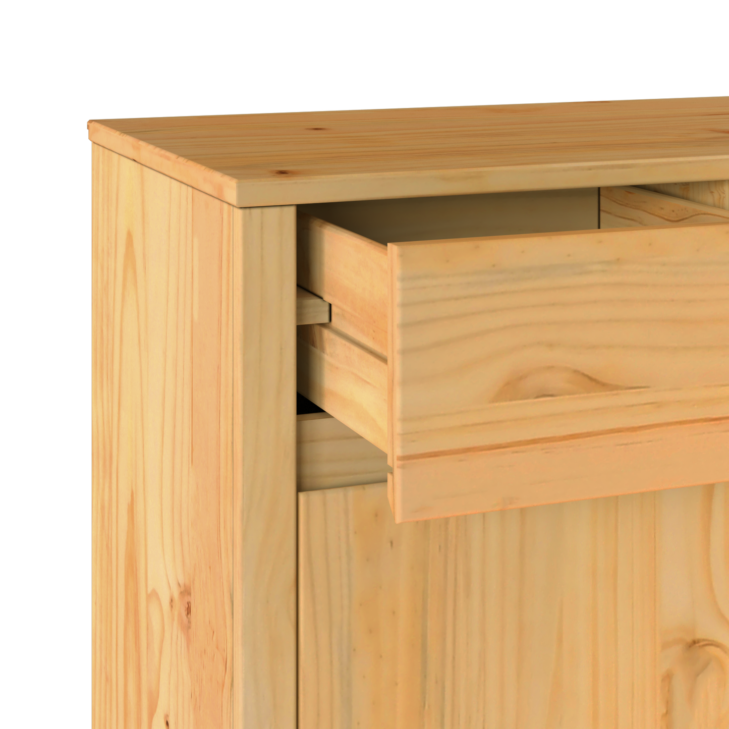 Skjenk Tre "DRAMMEN" 114x43x75,5 cm Solid Tre Furu