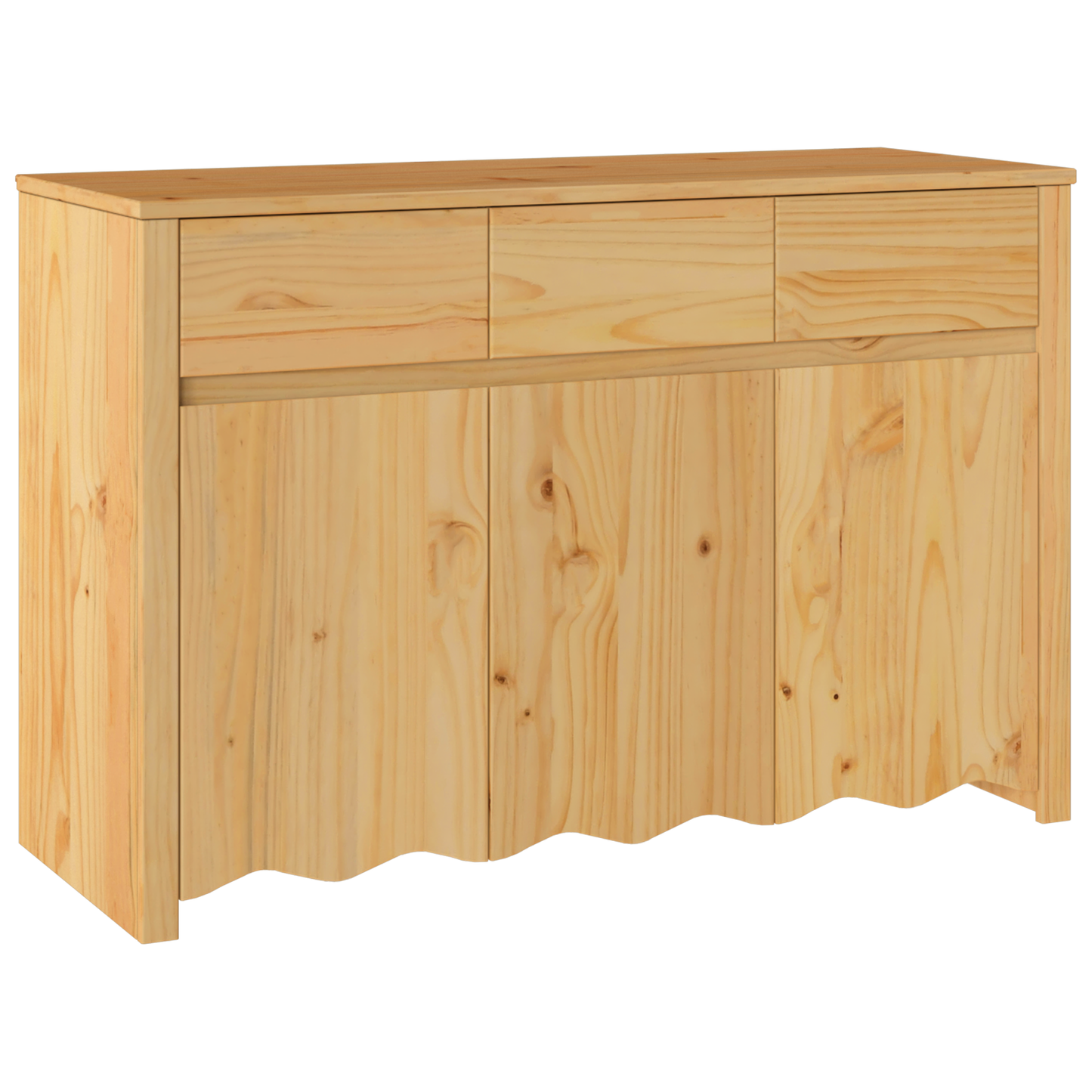 Skjenk Tre "DRAMMEN" 114x43x75,5 cm Solid Tre Furu