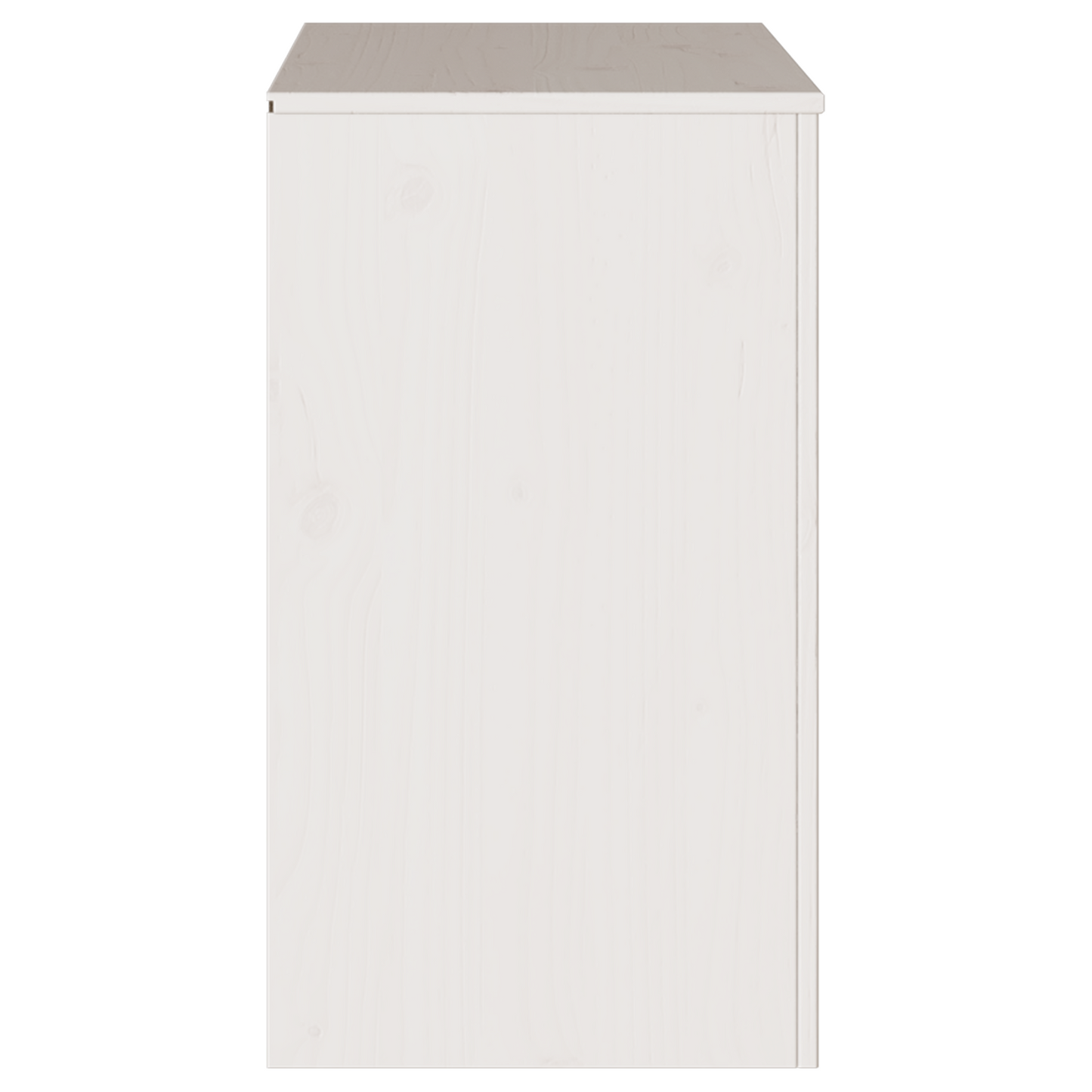 Skjenk Hvit "DRAMMEN" 79x43x75,5 cm Massivt Furu