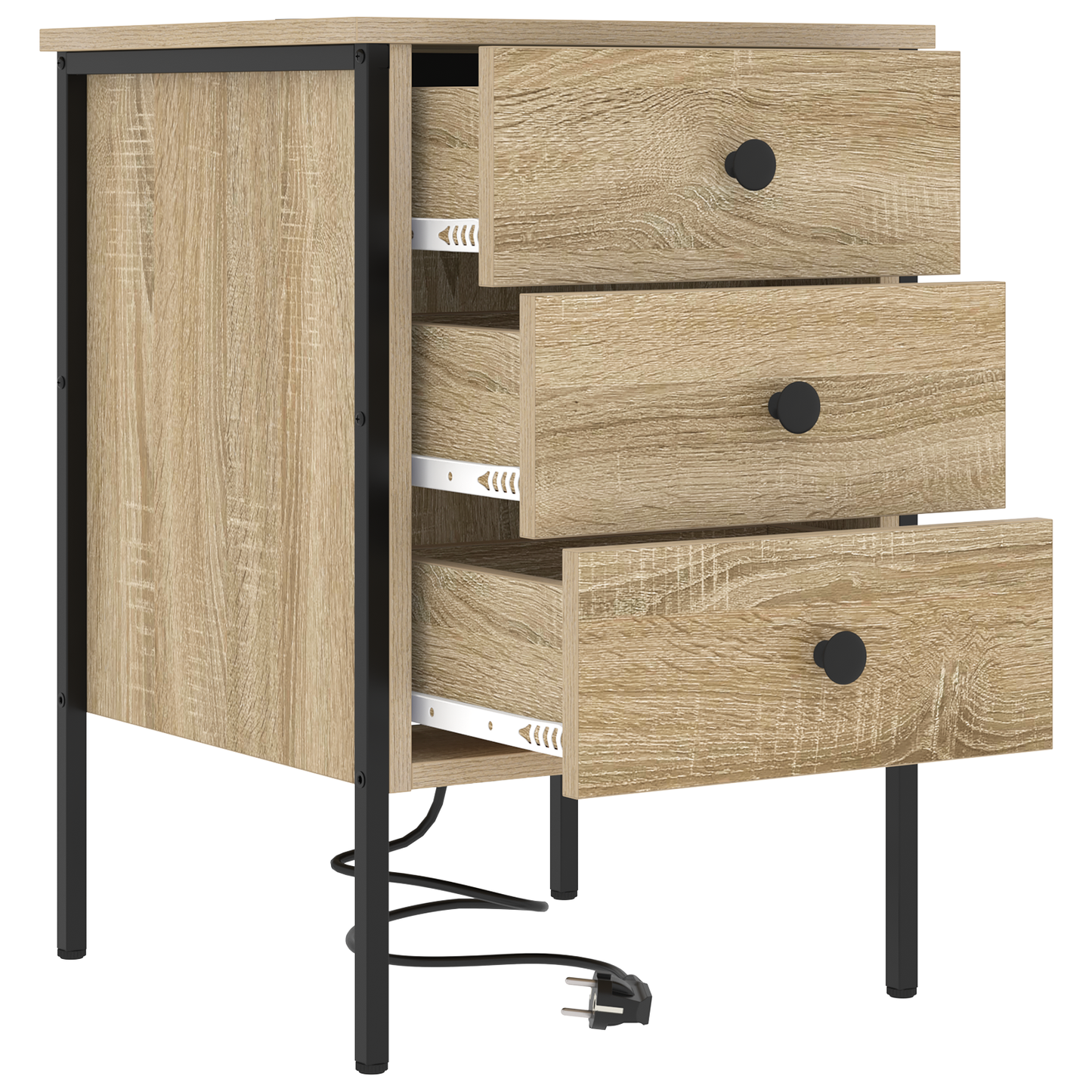 Nattbord Sengbord Sonoma Eik 42 x 41 x 61 cm