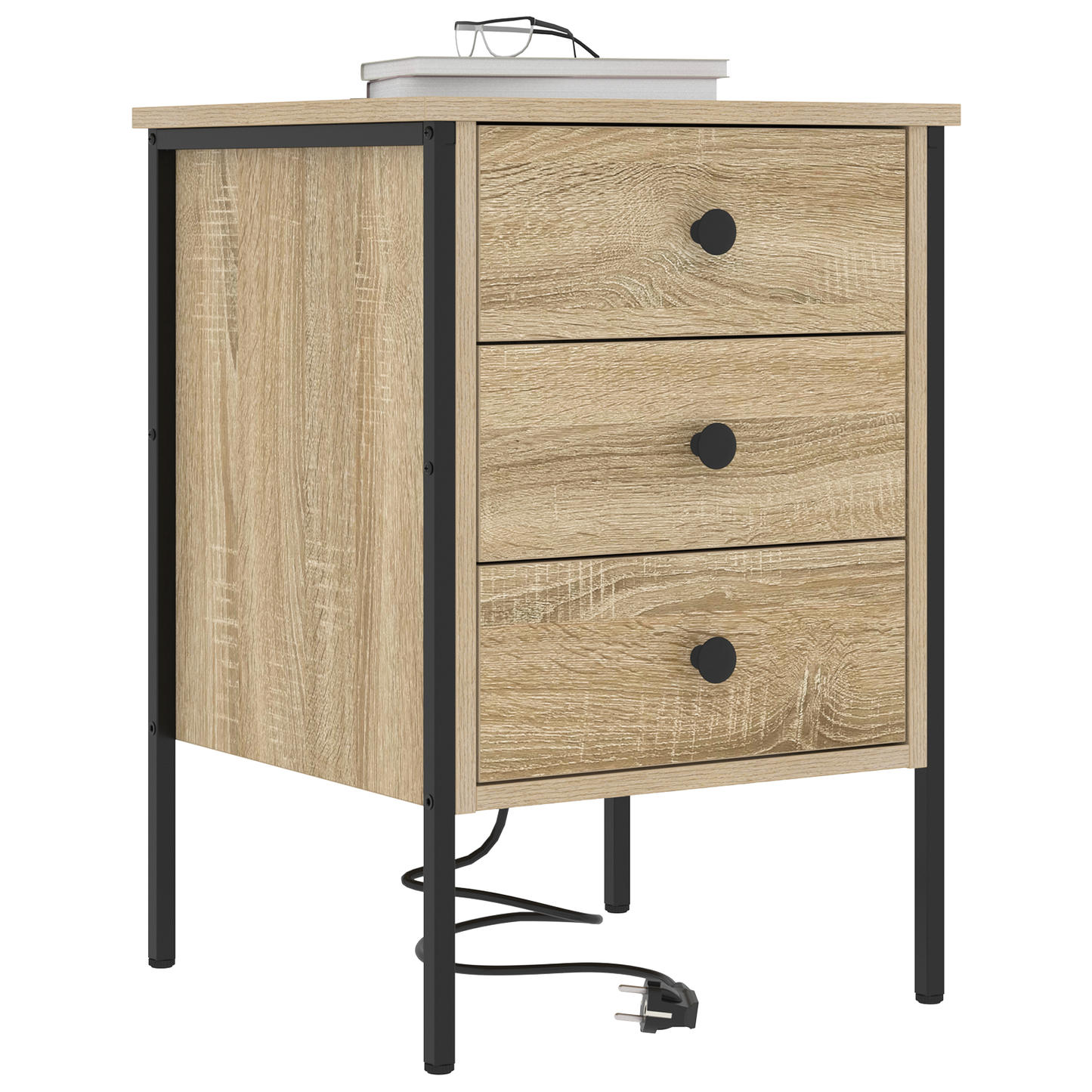 Nattbord Sengbord Sonoma Eik 42 x 41 x 61 cm
