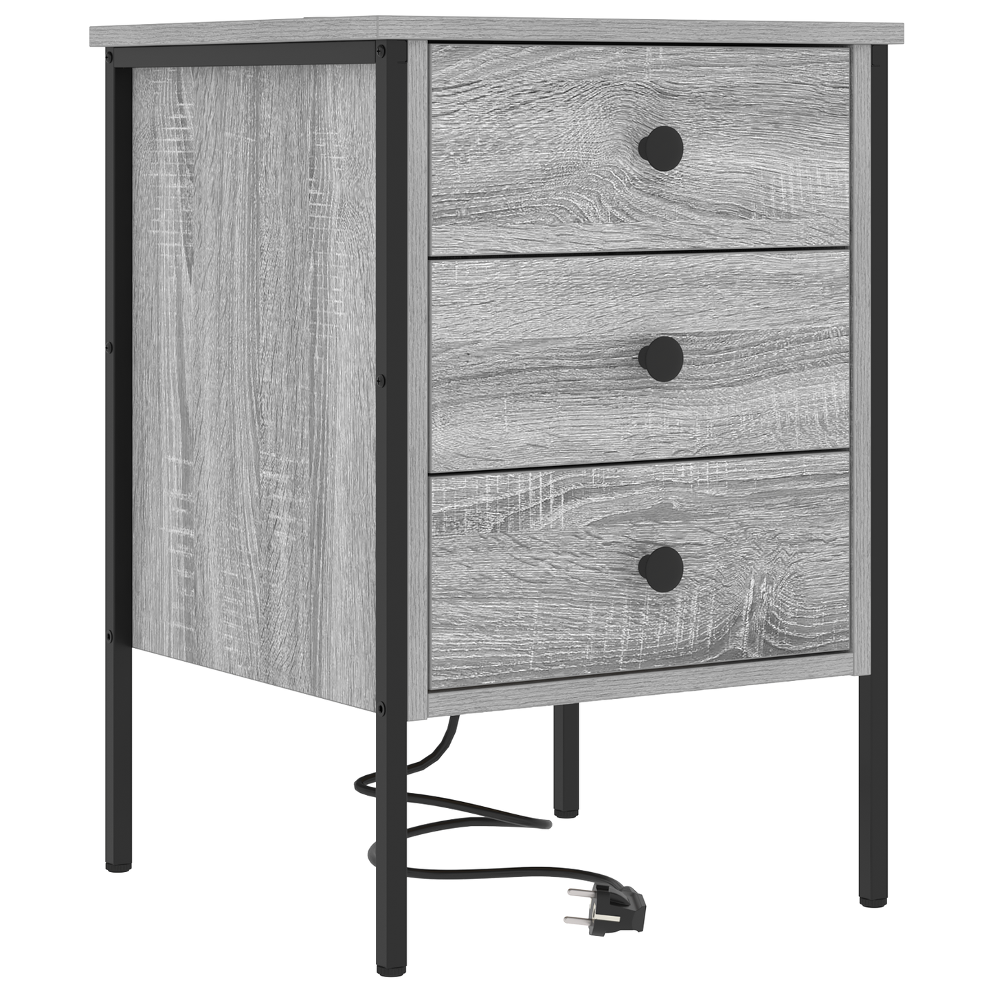 Nattbord Sengbord Sonoma Grå 42 x 41 x 61 cm