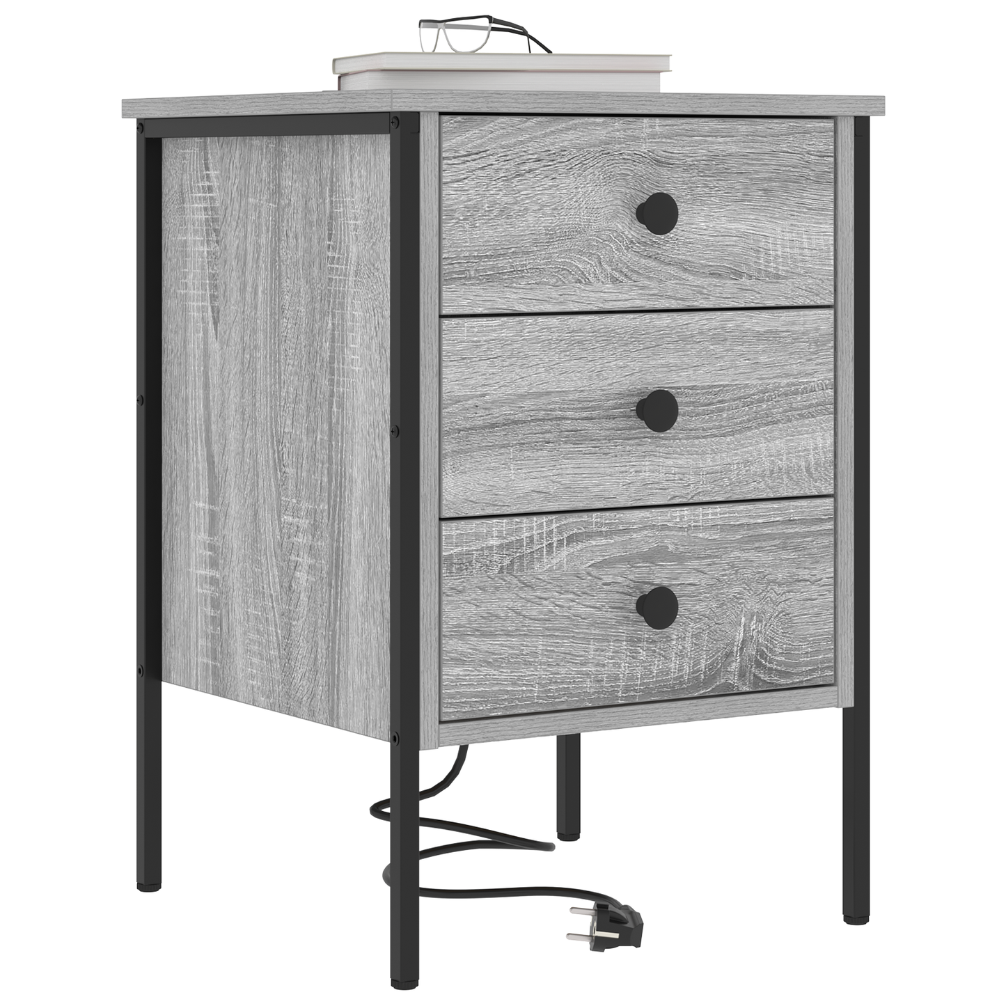 Nattbord Sengbord Sonoma Grå 42 x 41 x 61 cm