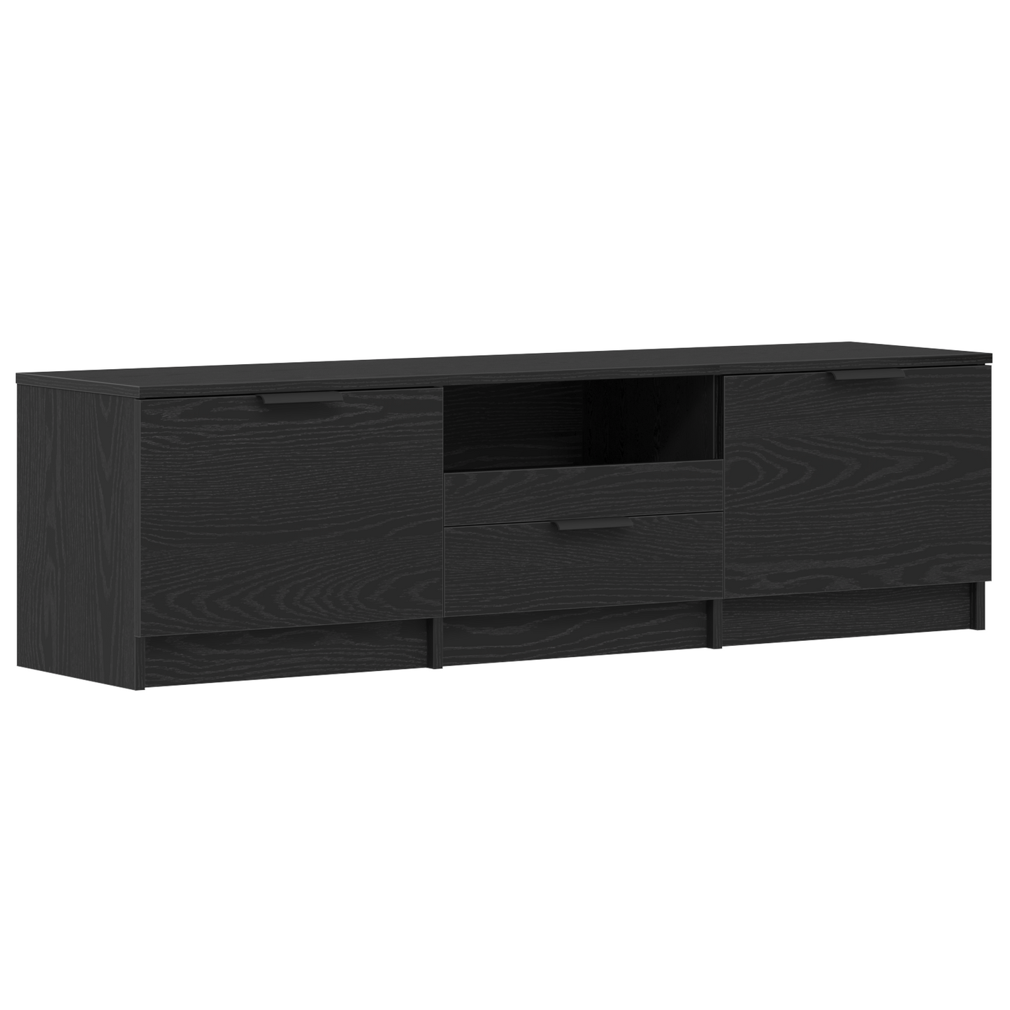 TV-Møbel Svart Eik TV-benk140x35x40 cm -