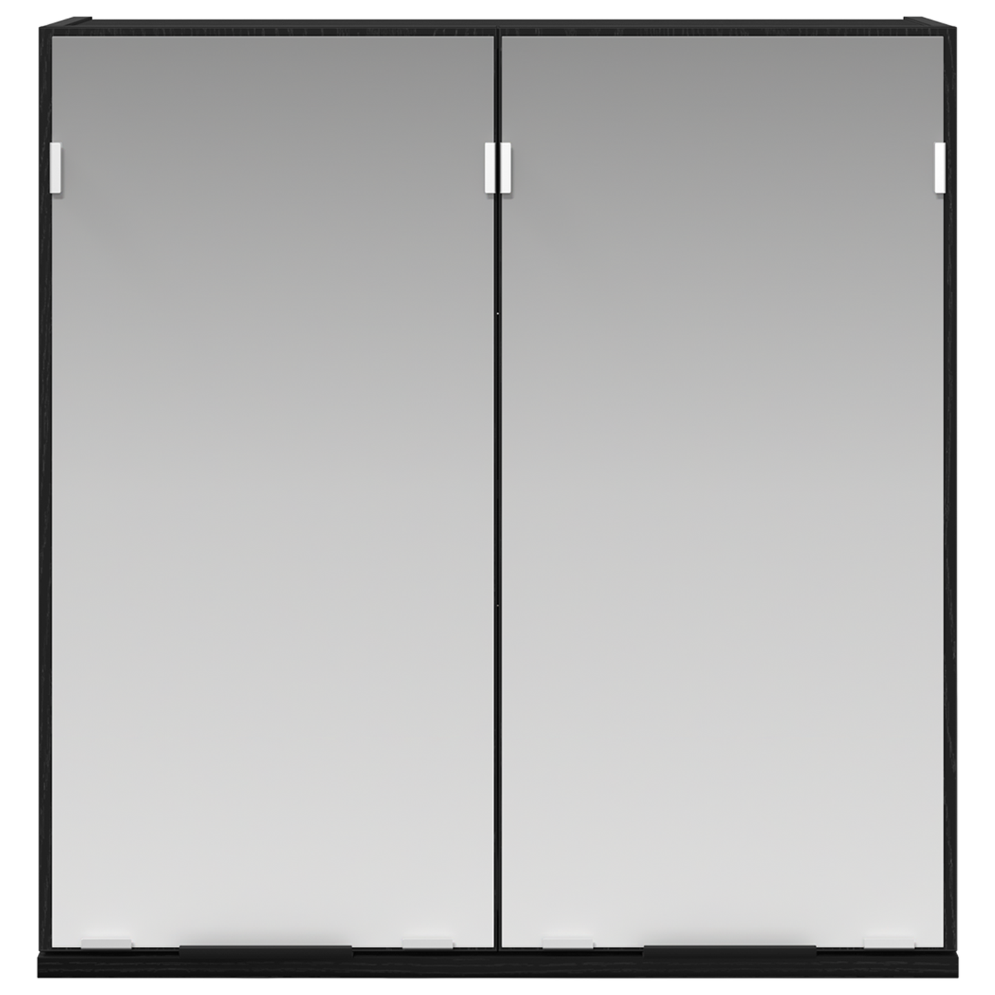 Baderomsspeil Svart Eik, 64x20x66.5 cm,