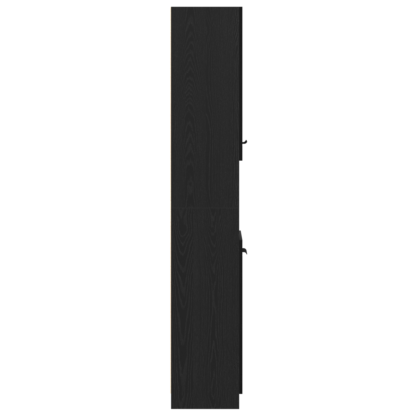 Baderomsskap Svart Eike 32x34x188.5 cm
