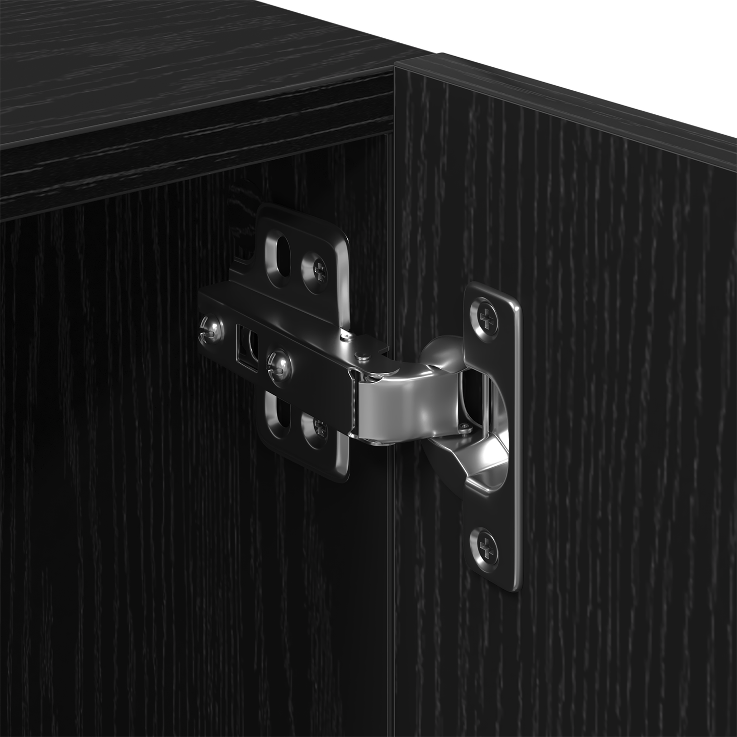 TV-Møbel Svart Eik TV-skap i 100x35x40 cm av