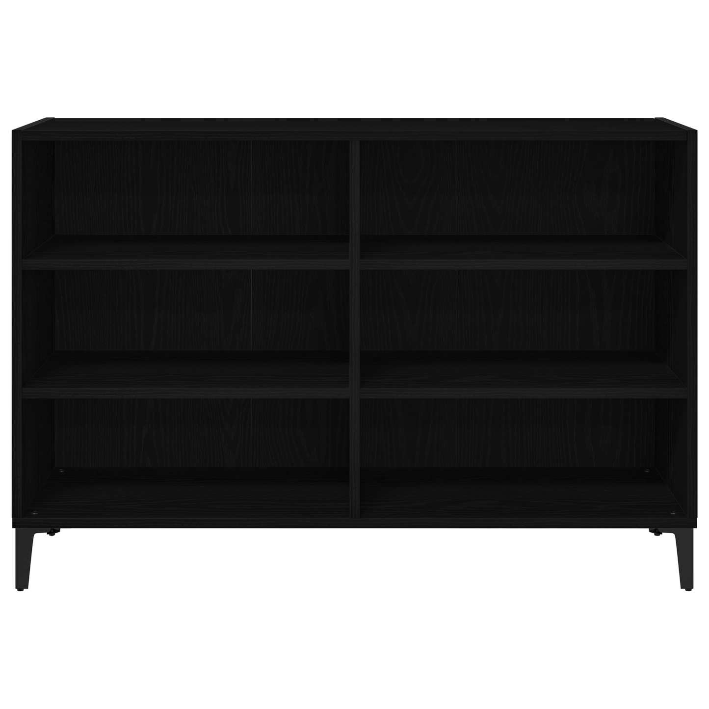 Skap Svart Eik 103,5x35x70 cm