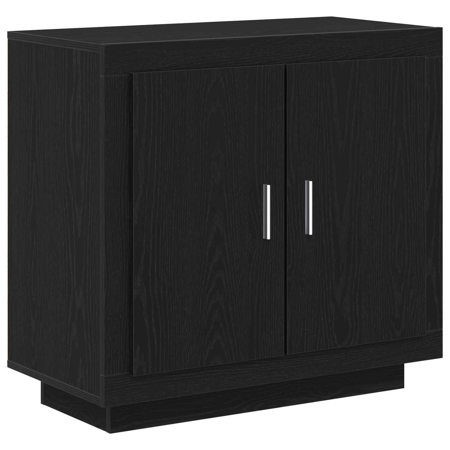 Skjenk Svart Eik 80x40x75 cm