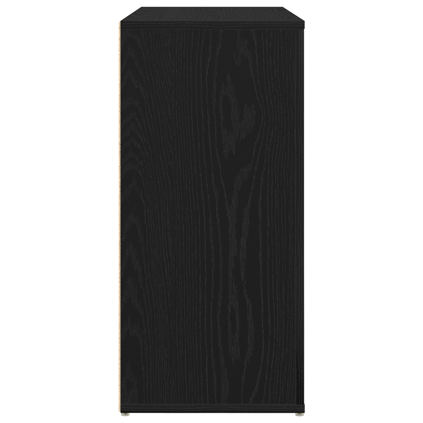 Skjenk Svart Eik 80x33x70 cm