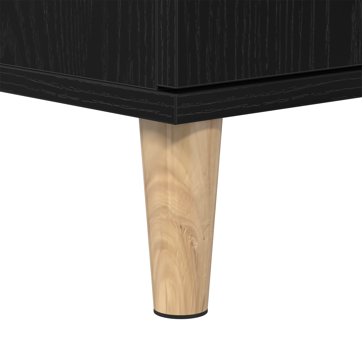 Baderomsskap Svart Eik 30x30x190 cm