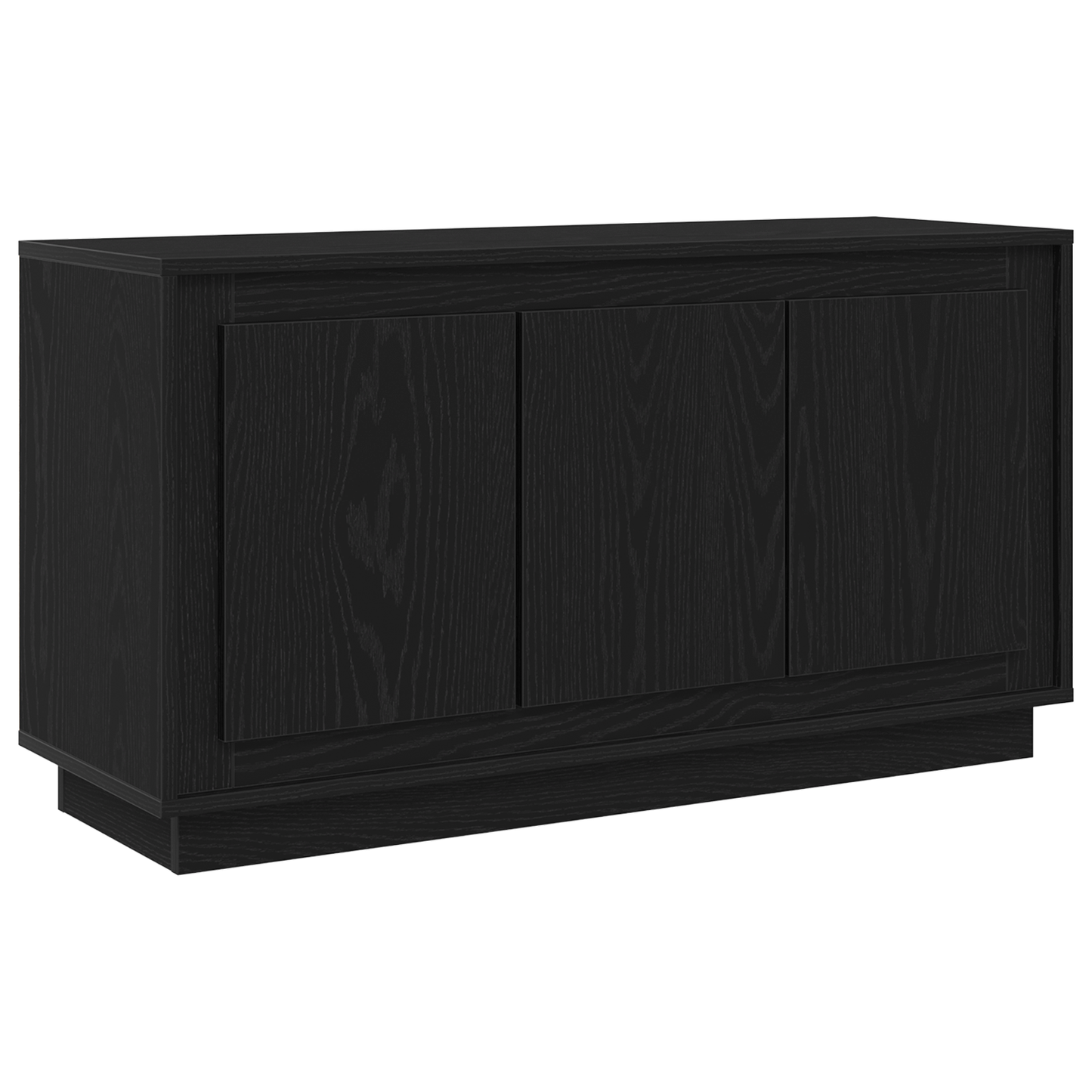 Skjenk Svart Eik 102x35x55 cm