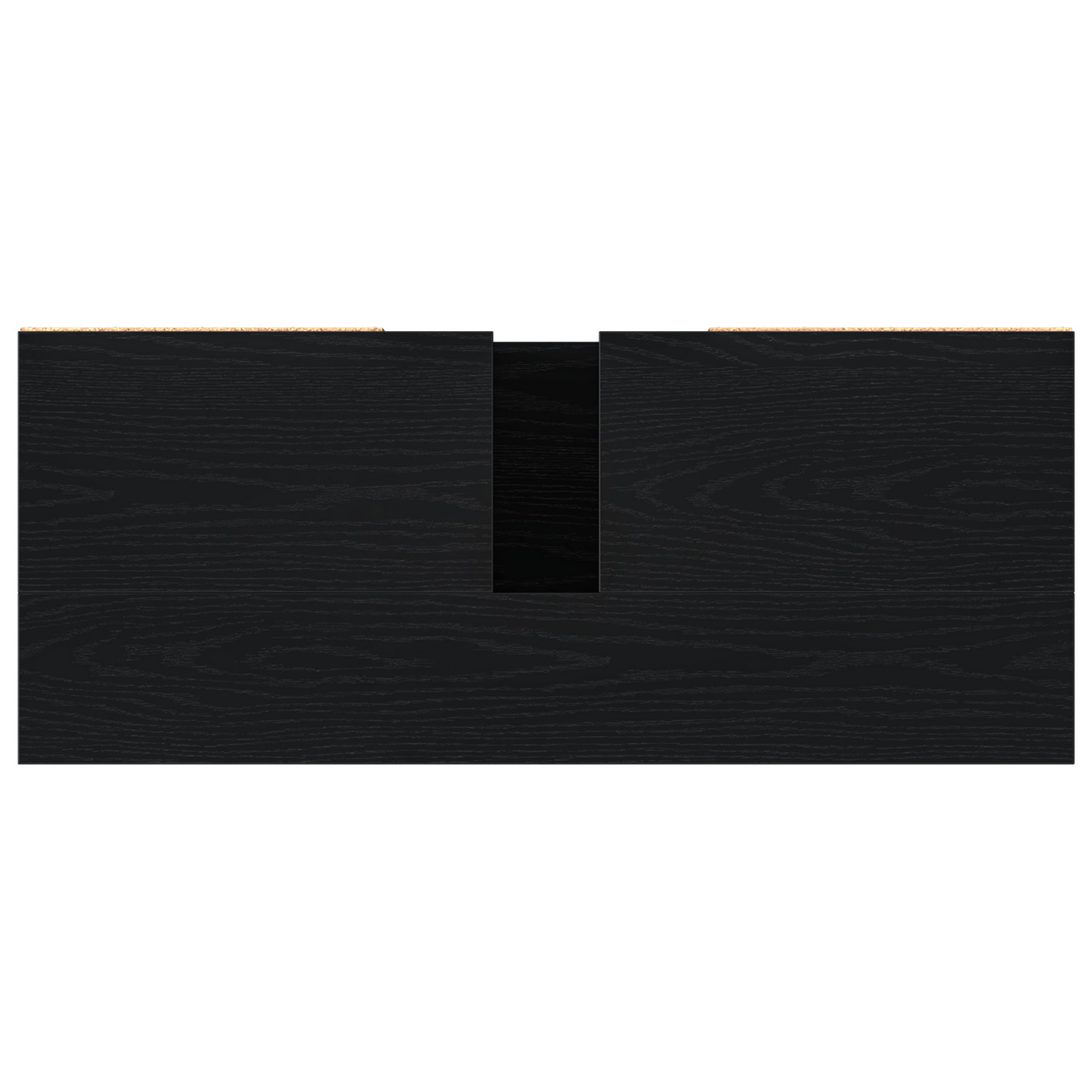 Baderomssinkskap Svart Eik 80x33x60 cm Konstruert tre