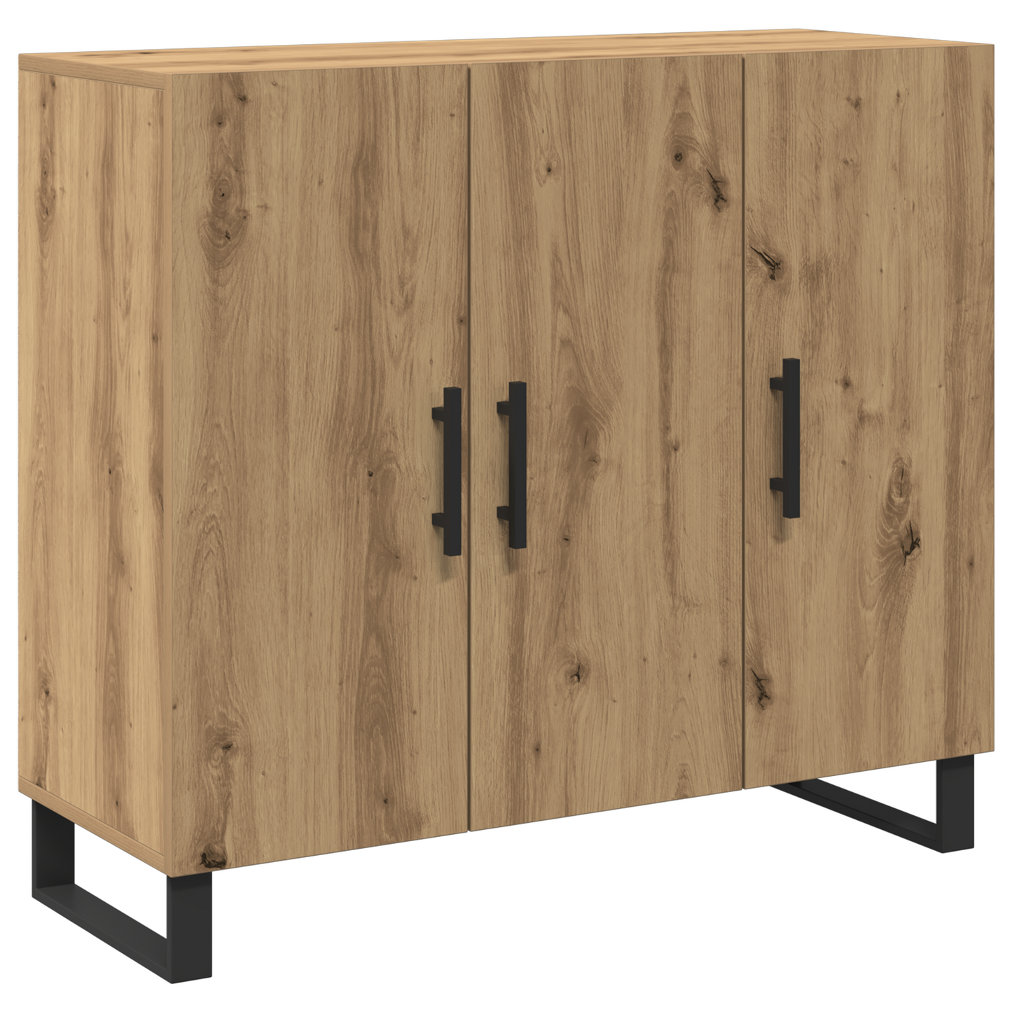 Skjenk Artisan Eik med 3 Dører 90x34x80 cm