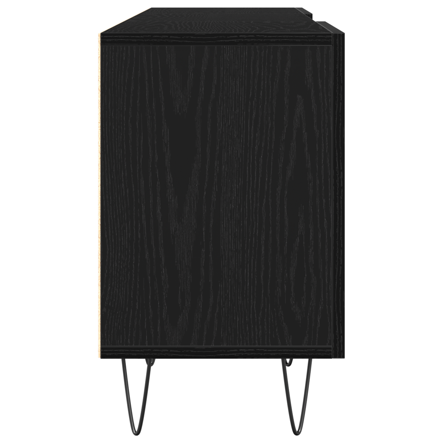 TV-Møbel Svart Eik TV-skap 150x30x50 cm
