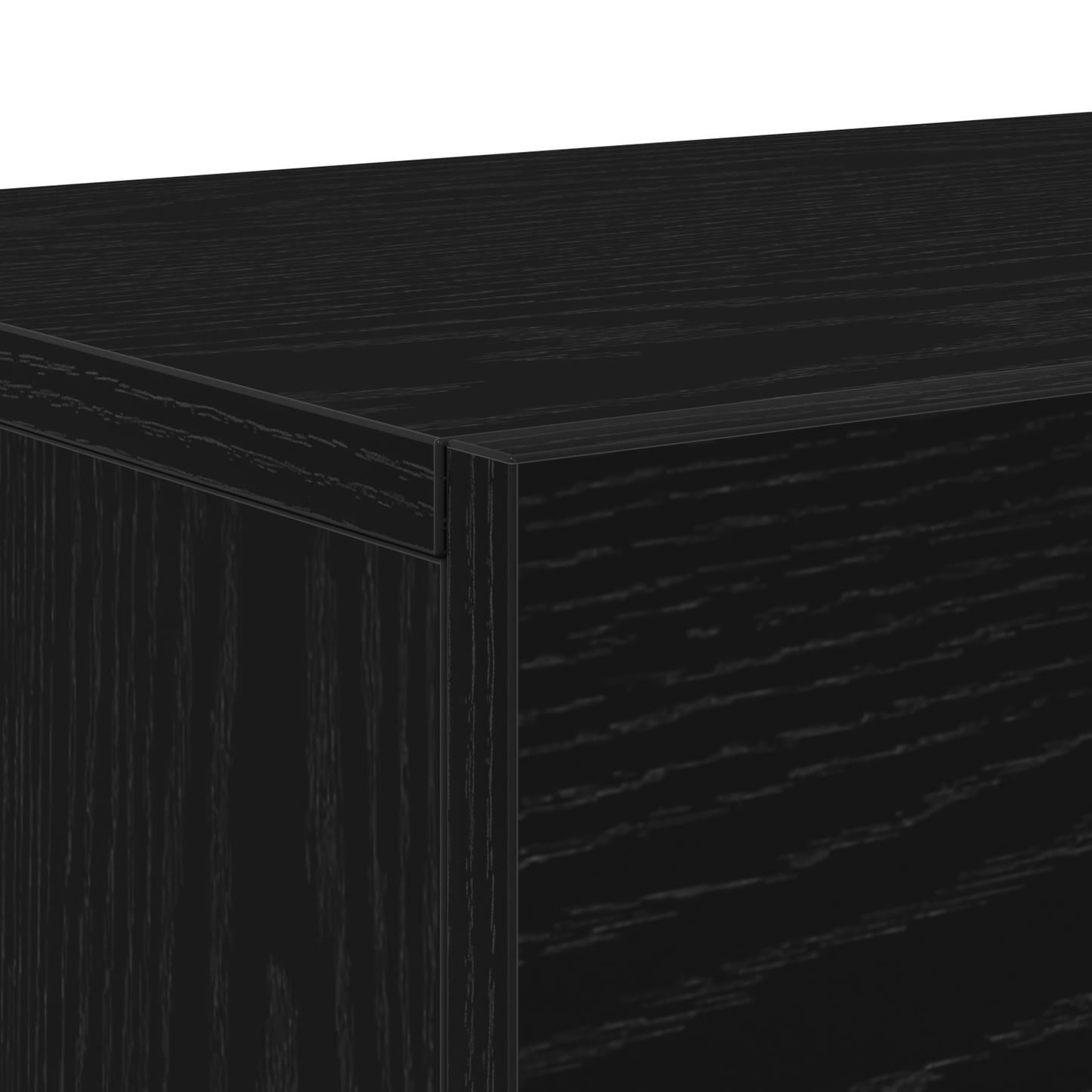 TV-Møbel Svart Eik TV-skap 150x30x50 cm