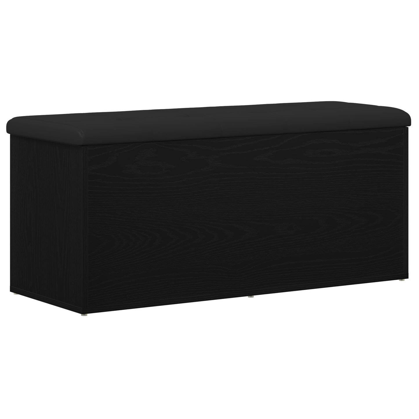 Oppbevaringsbenk Svart Eik 100x40x45 cm Ingeniørtre