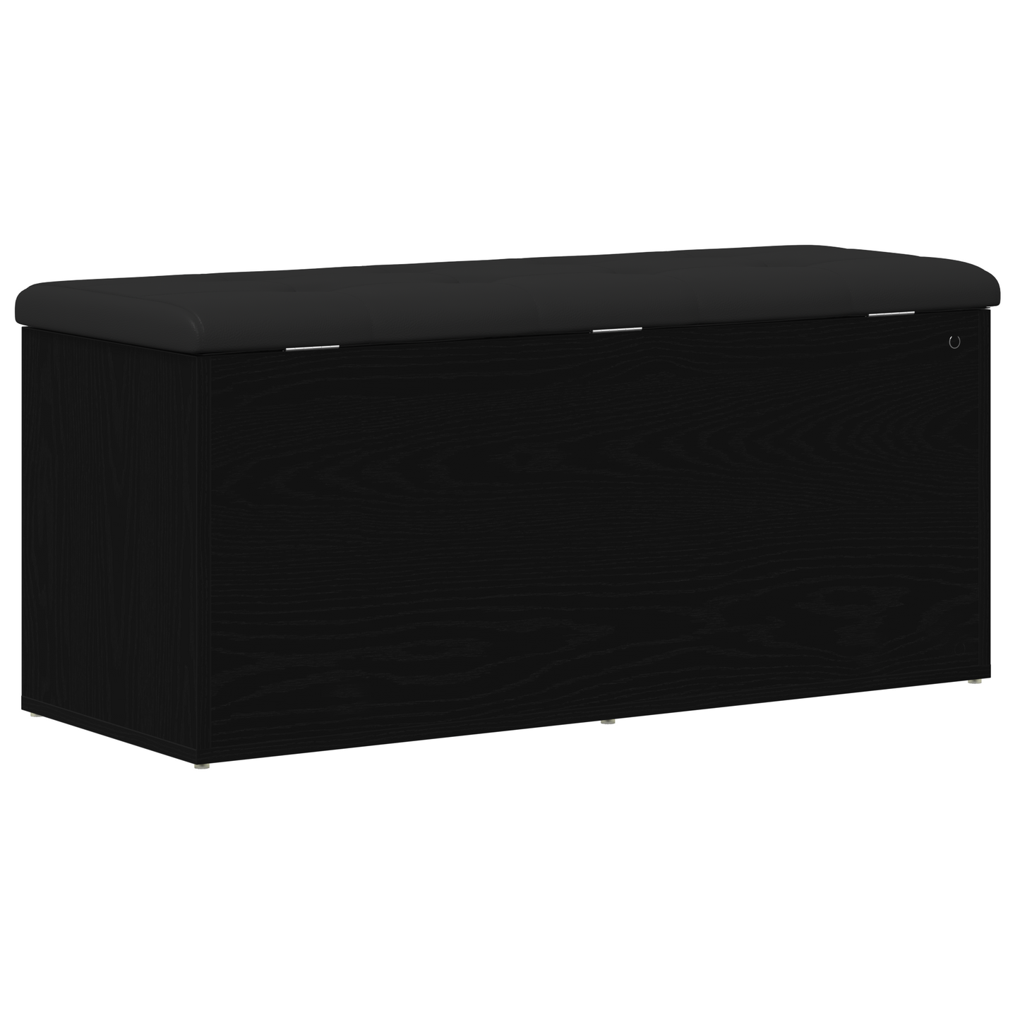Oppbevaringsbenk Svart Eik 100x40x45 cm Ingeniørtre