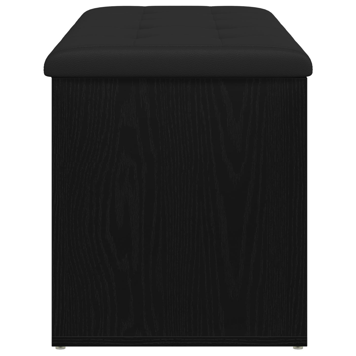 Oppbevaringsbenk Svart Eik 100x40x45 cm Ingeniørtre