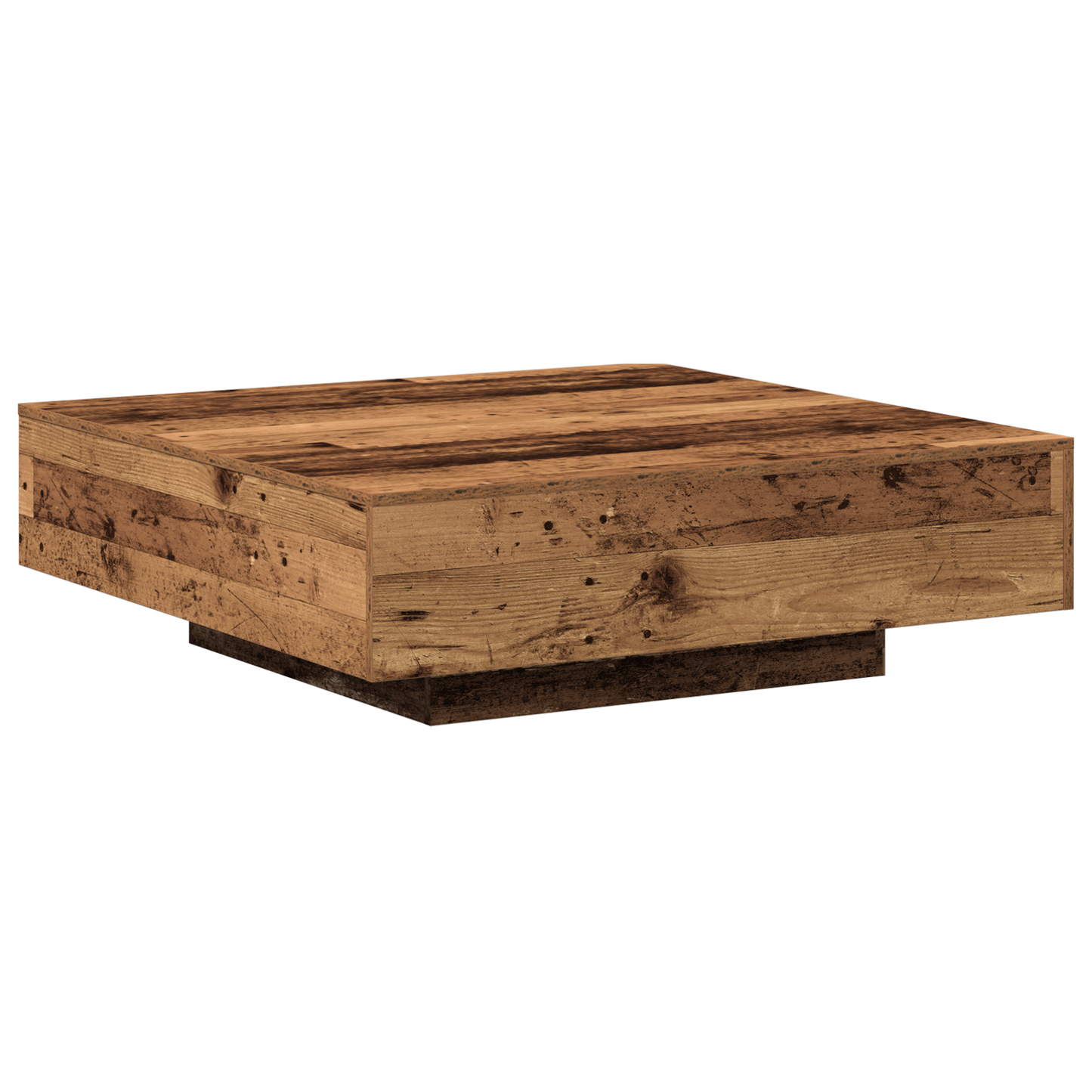 Salongbord Sofabord Gammelt Tre 100x100x31 cm