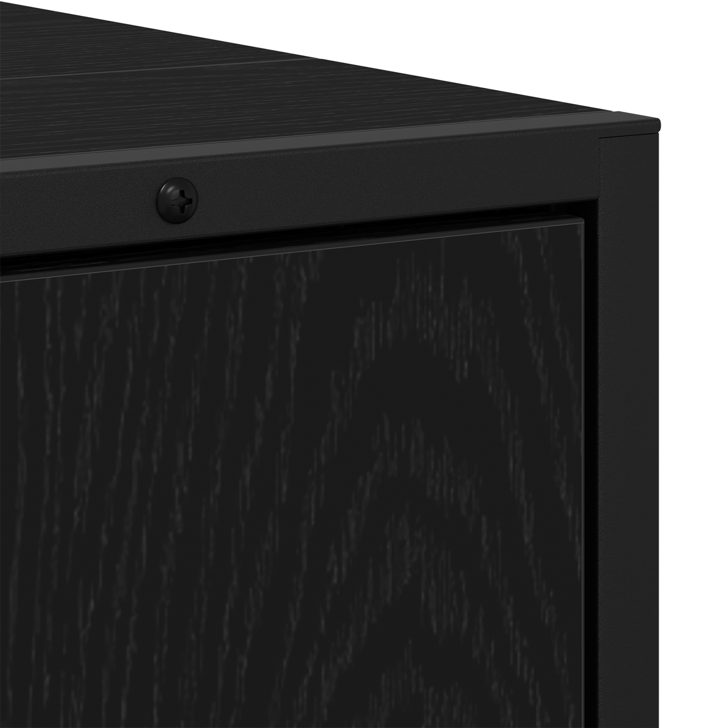 Baderomsskap Svart eik 60x33x60 cm Konstruert tre