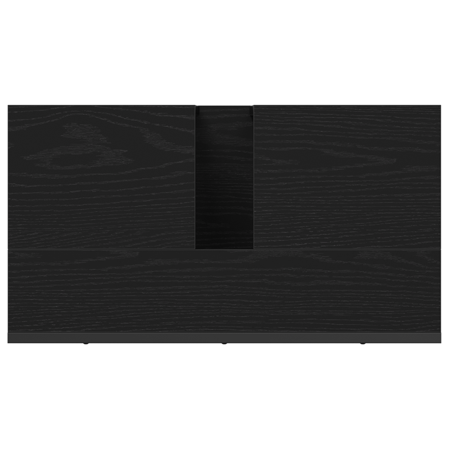 Baderomsskap Svart eik 60x33x60 cm Konstruert tre