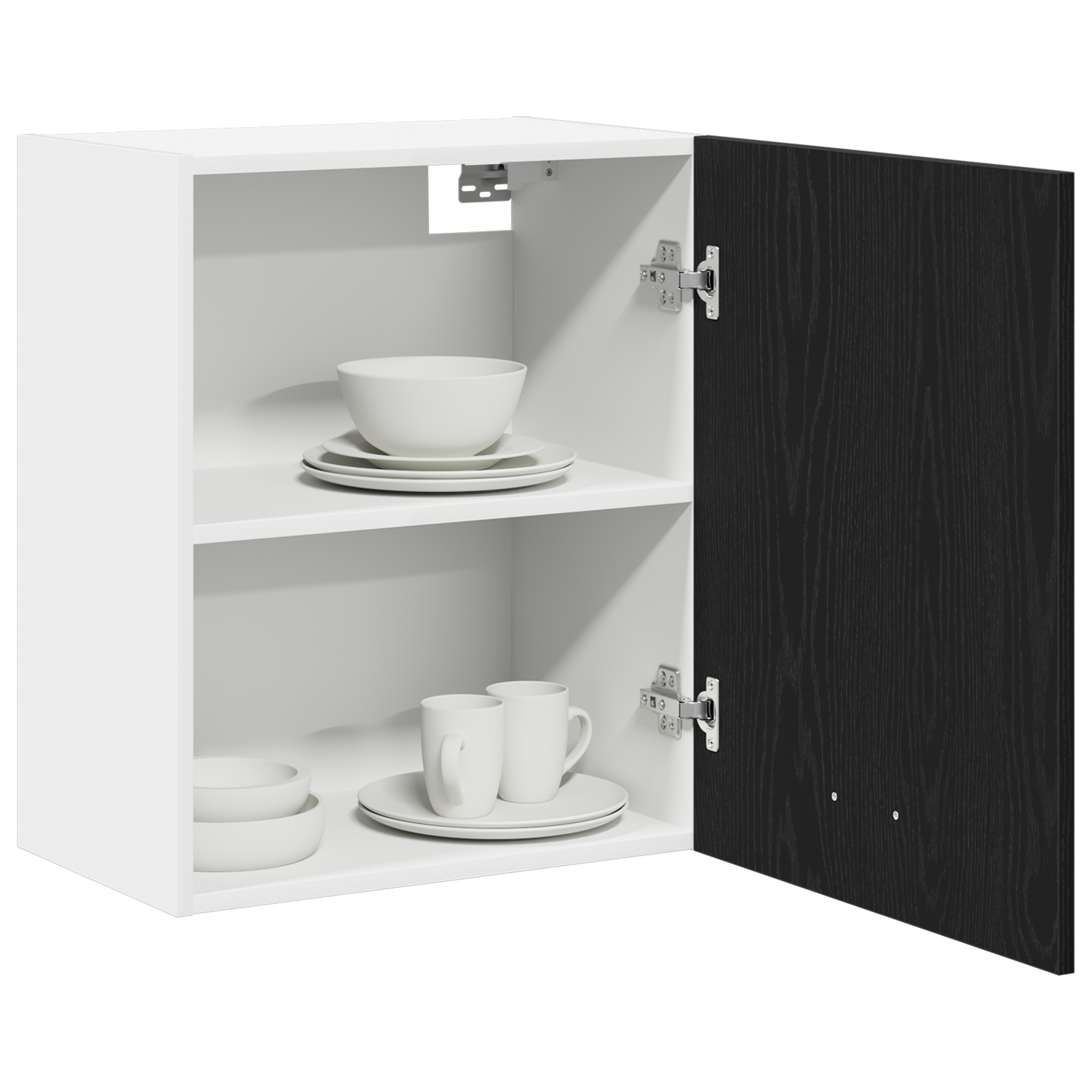 Black Oak Hengende Skap 50x31x60 cm, laget av konstruert tre