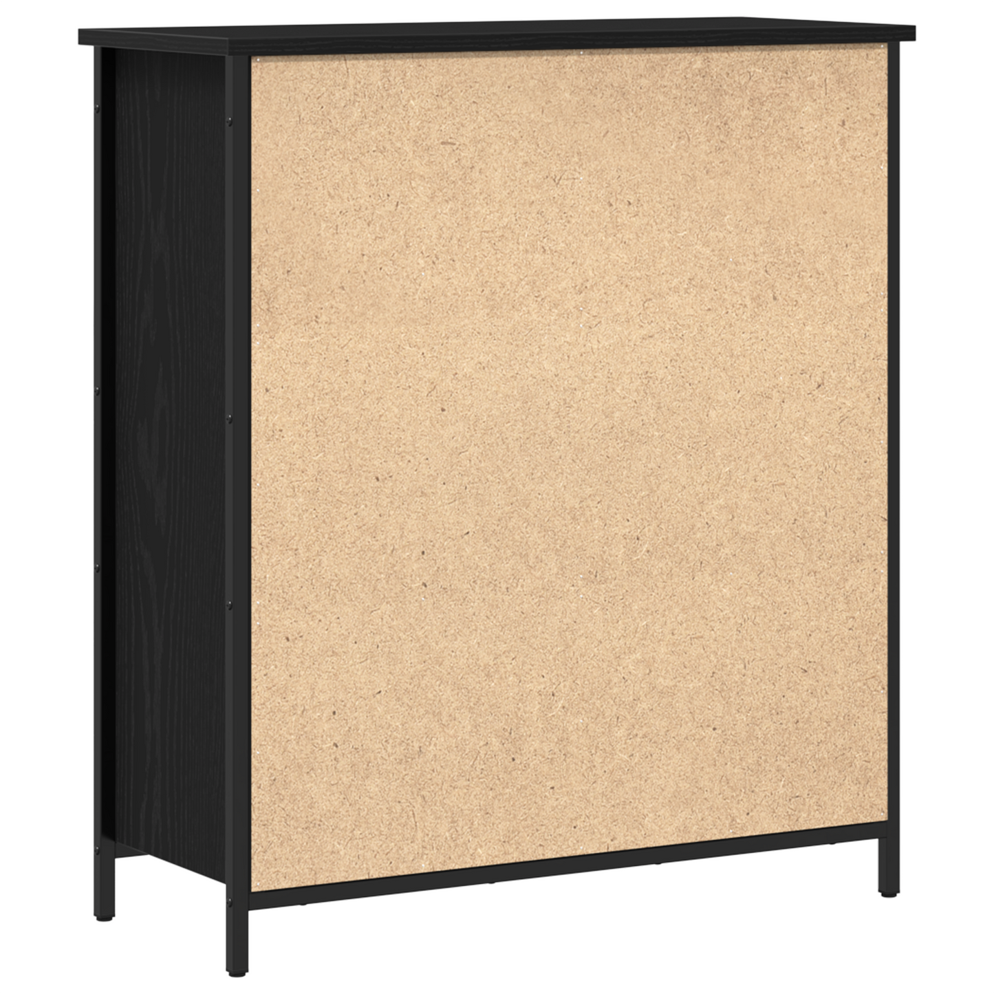 Skjenk Svart Eik 70x30x80 cm