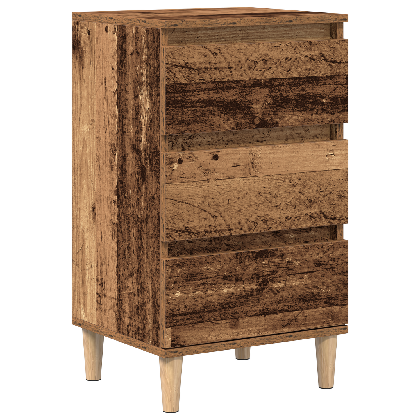 Nattbord Sengbord Gammelt Tre 40x35x70 cm
