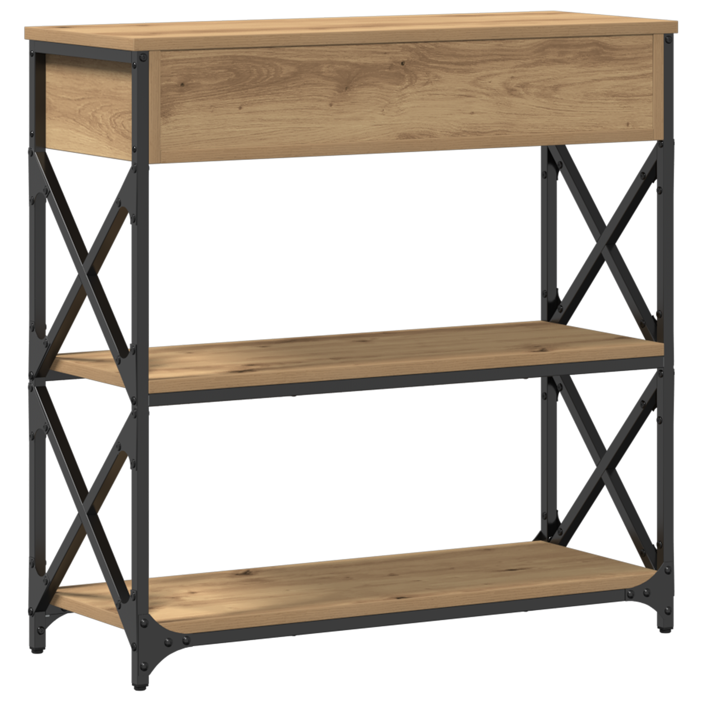 Avlastningsbord konsollbord Artisan Eik 75x28x75 cm