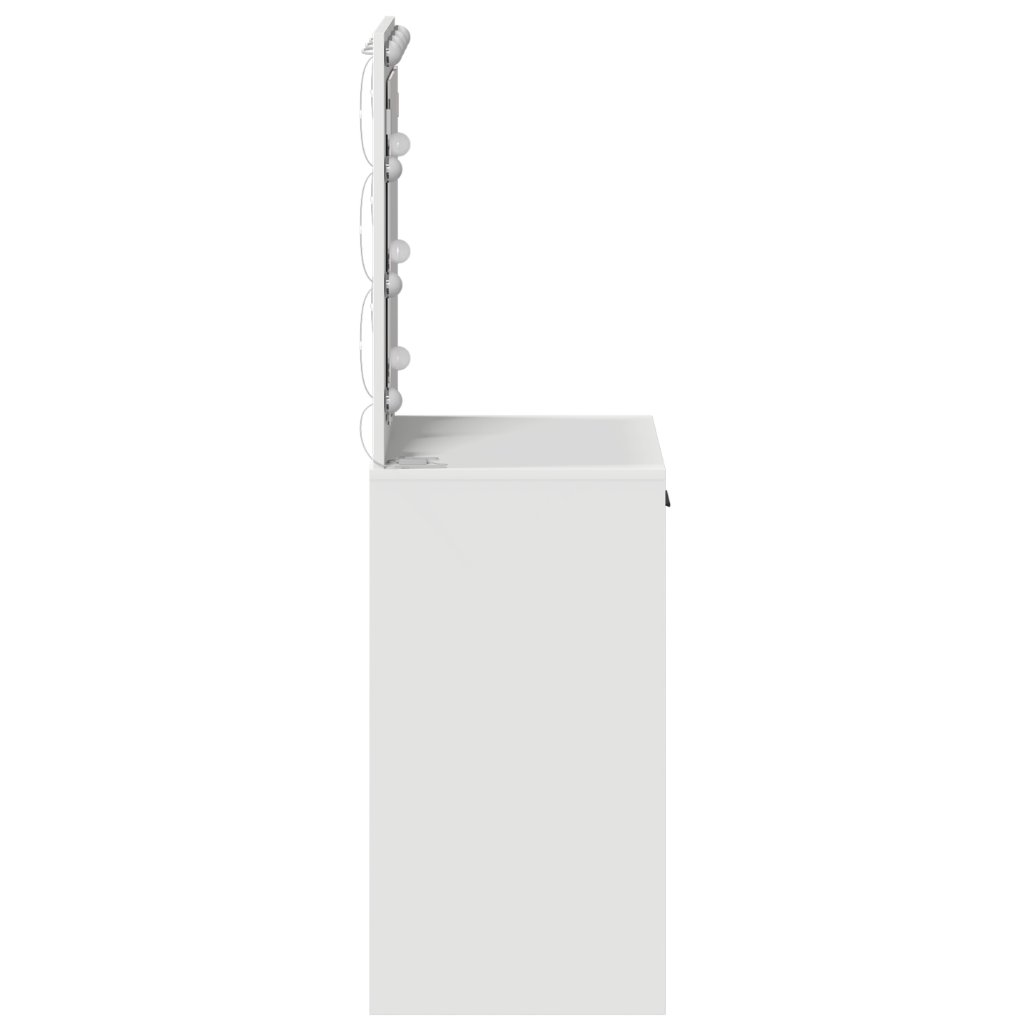 Sminkebord Hvit LED 50x41x135 cm