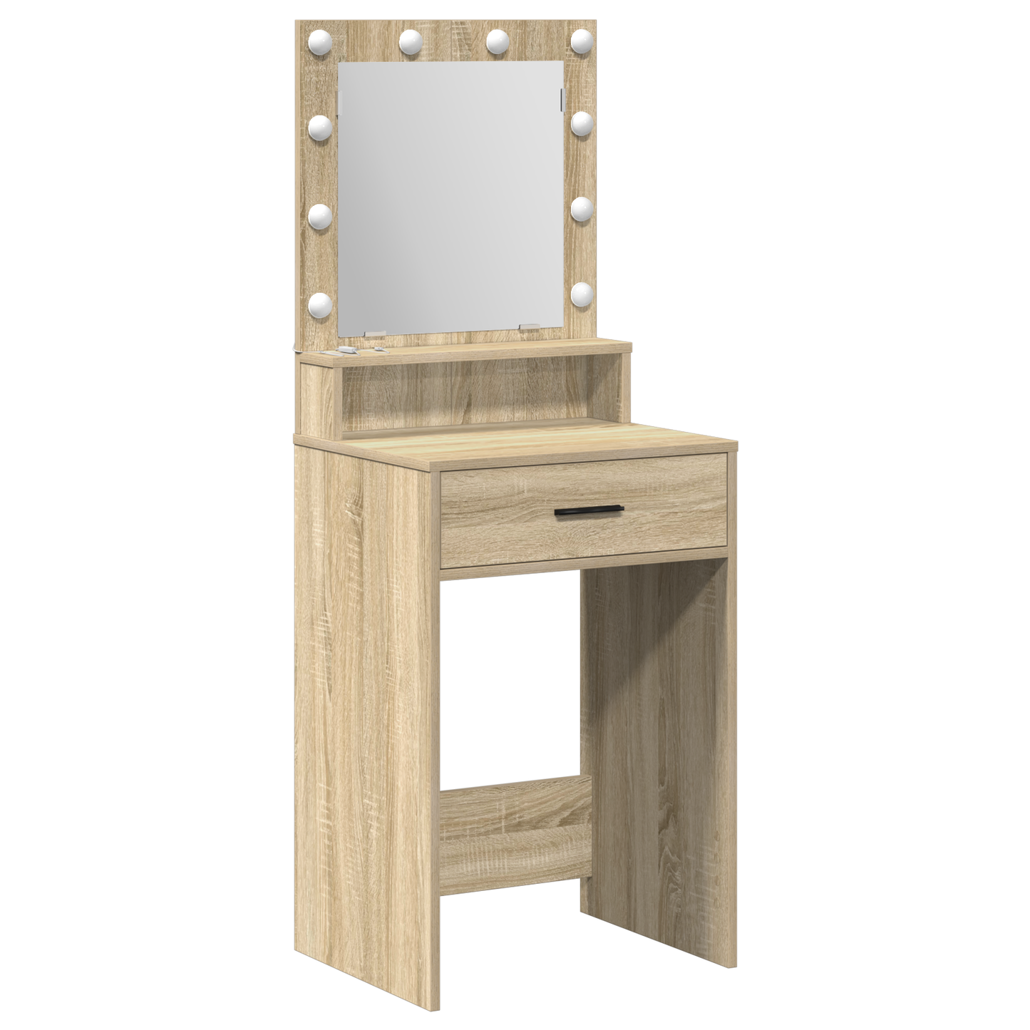 Sminkebord Sonoma Eik LED 50x41x135 cm