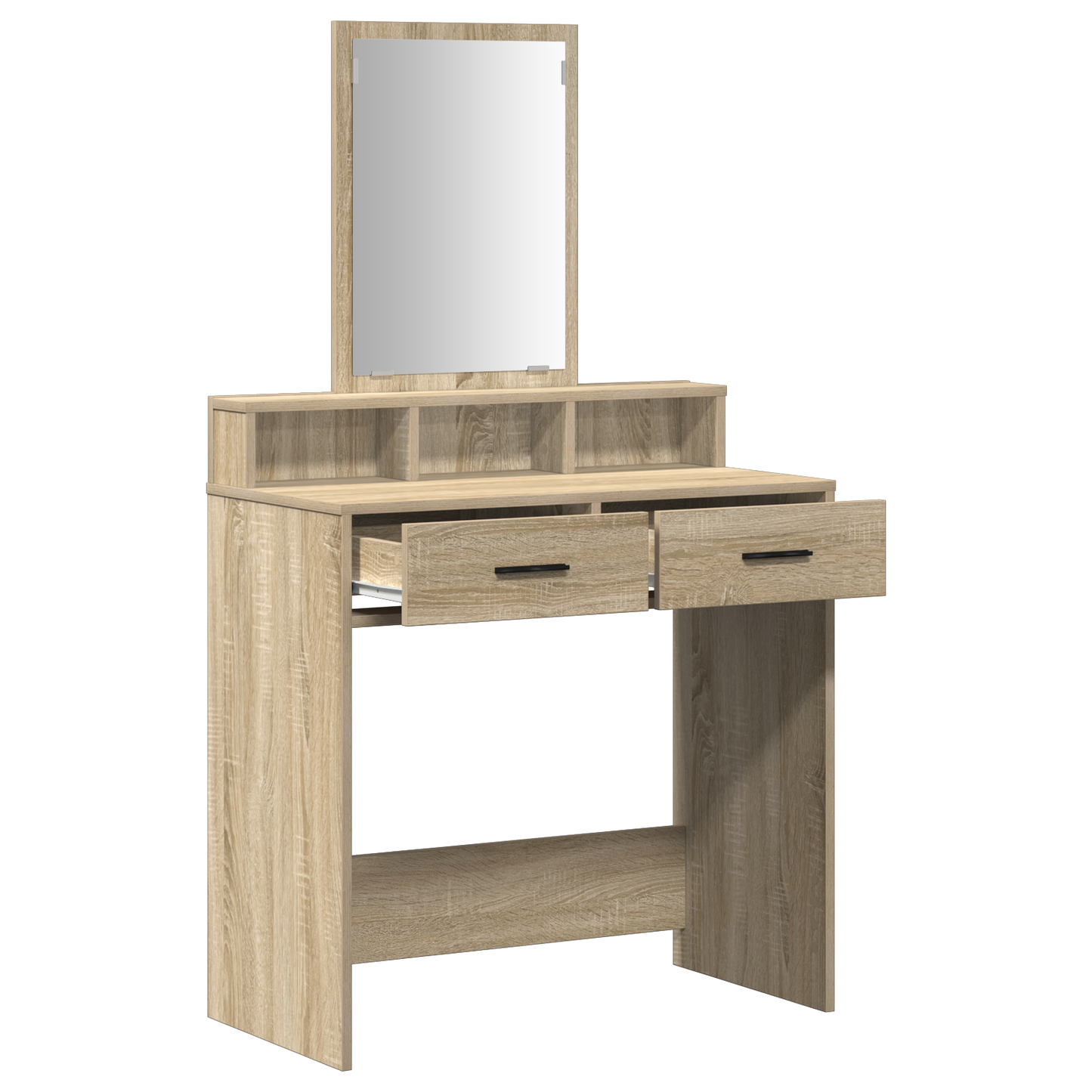 Sminkebord Sonoma Eik skuffer 79x41x140 cm