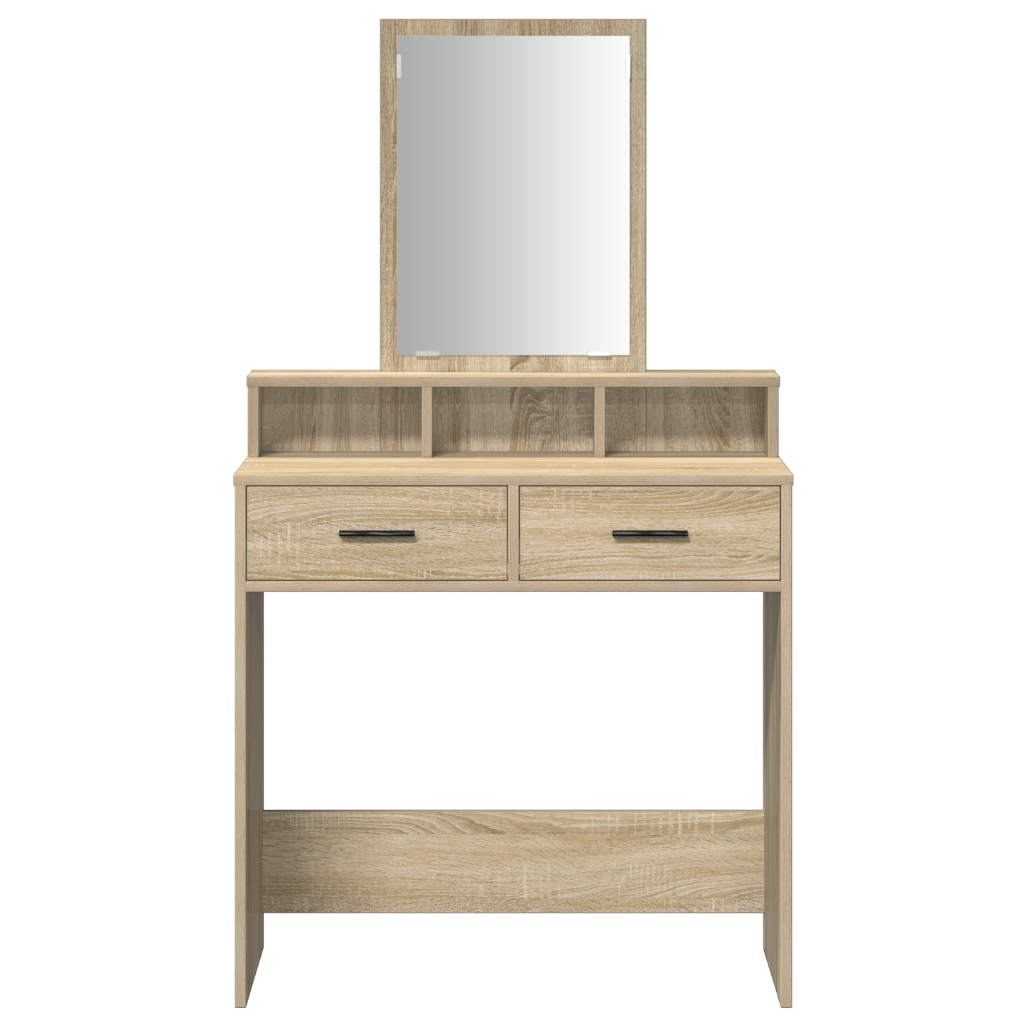 Sminkebord Sonoma Eik skuffer 79x41x140 cm