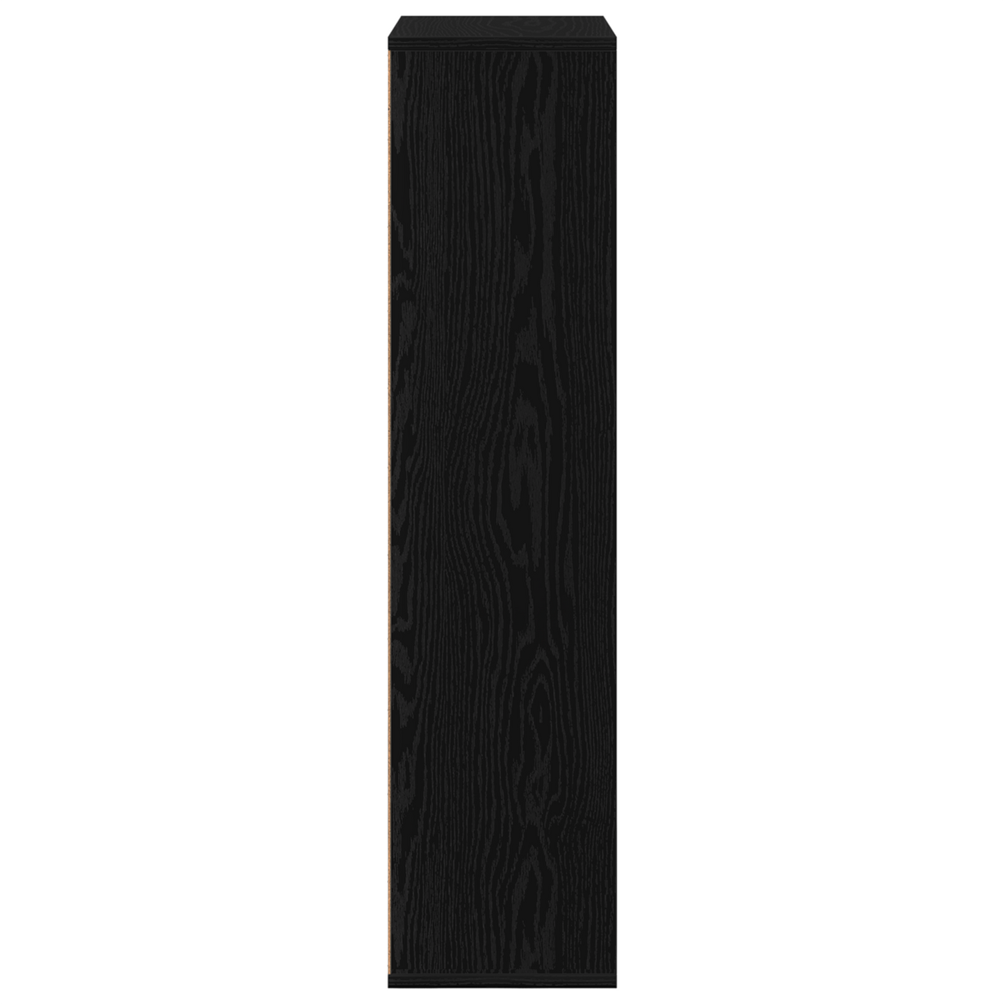 Bokhylle Svart Eik 50x25x105 cm Konstruert Tre
