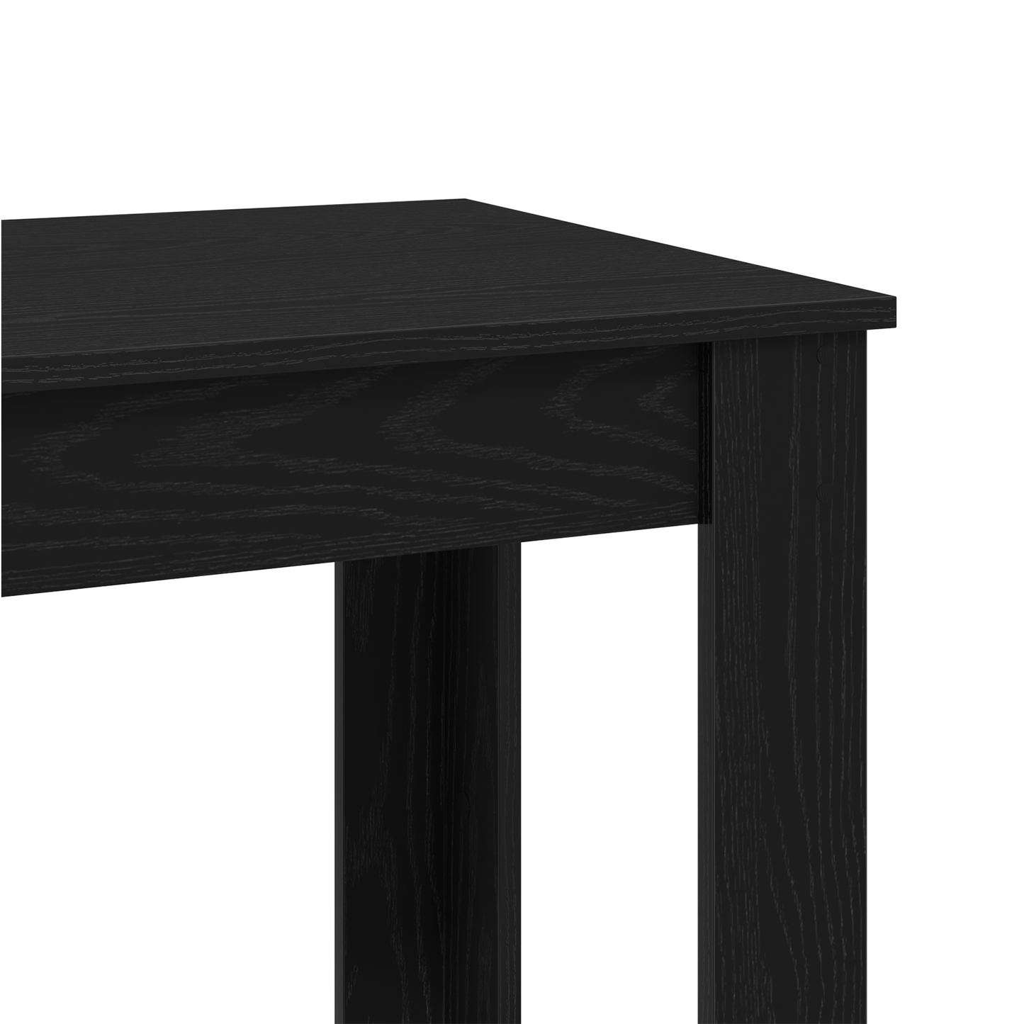 Bar Bord Svart Eike Konstruert Tre 51x50x103,5 cm