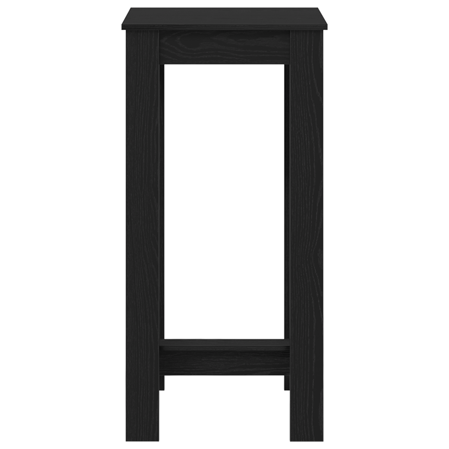 Bar Bord Svart Eike Konstruert Tre 51x50x103,5 cm