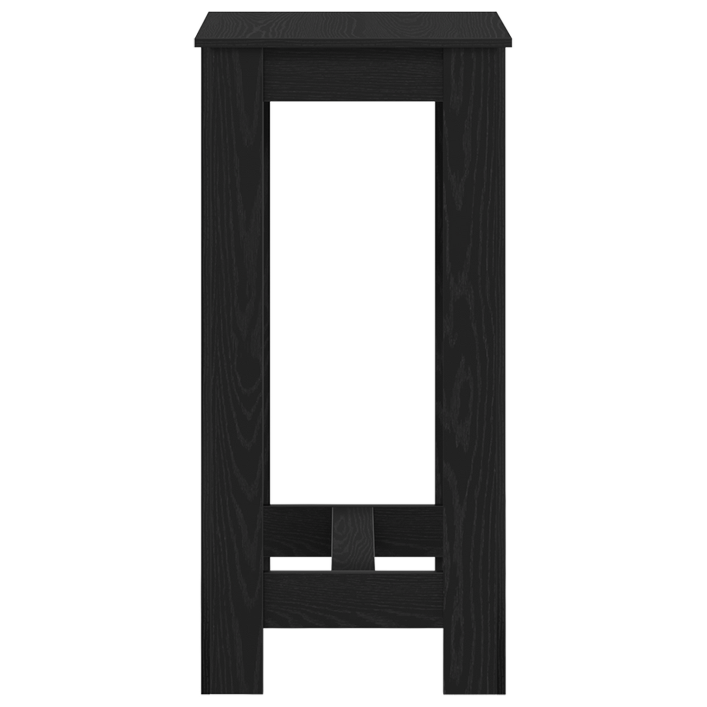 Bar Bord Svart Eike Konstruert Tre 51x50x103,5 cm