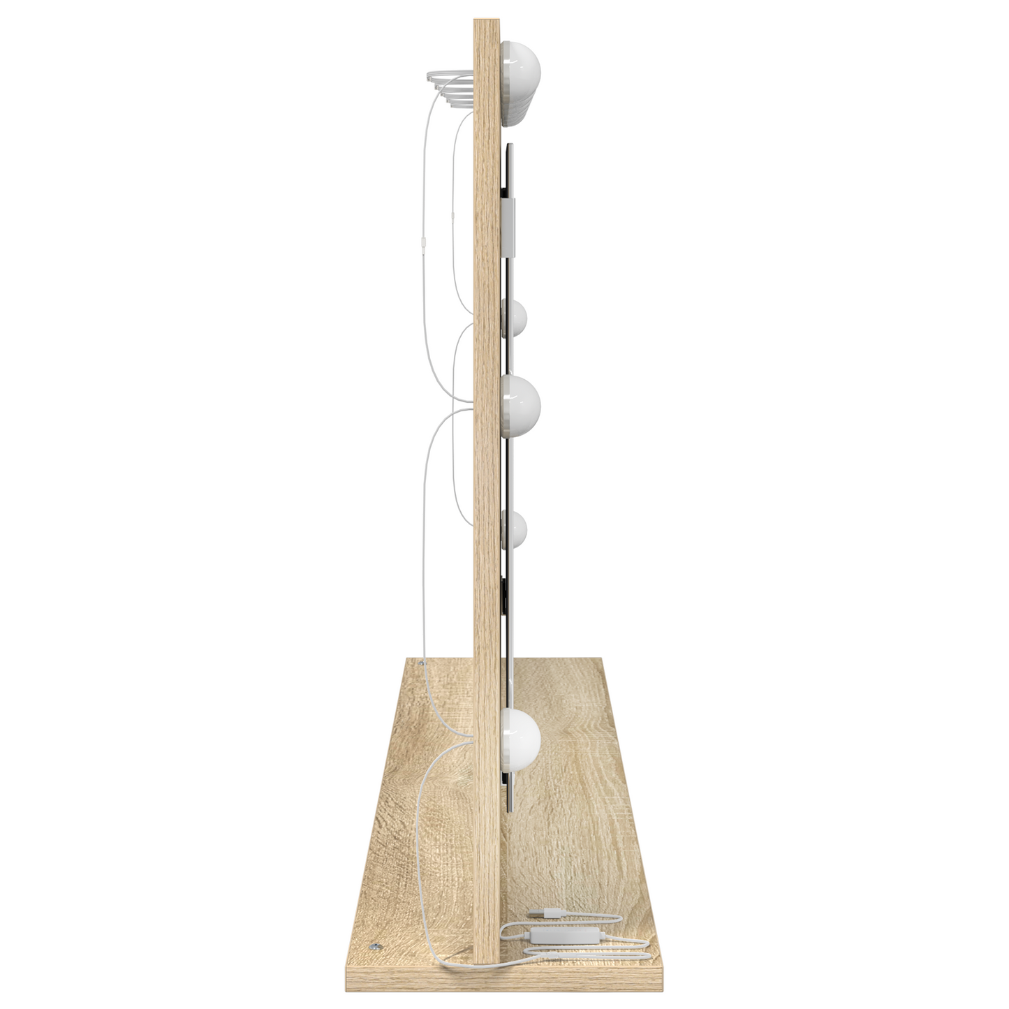 Sminkespeil Sonoma Eik, Glass 100 x 55 x 18 cm
