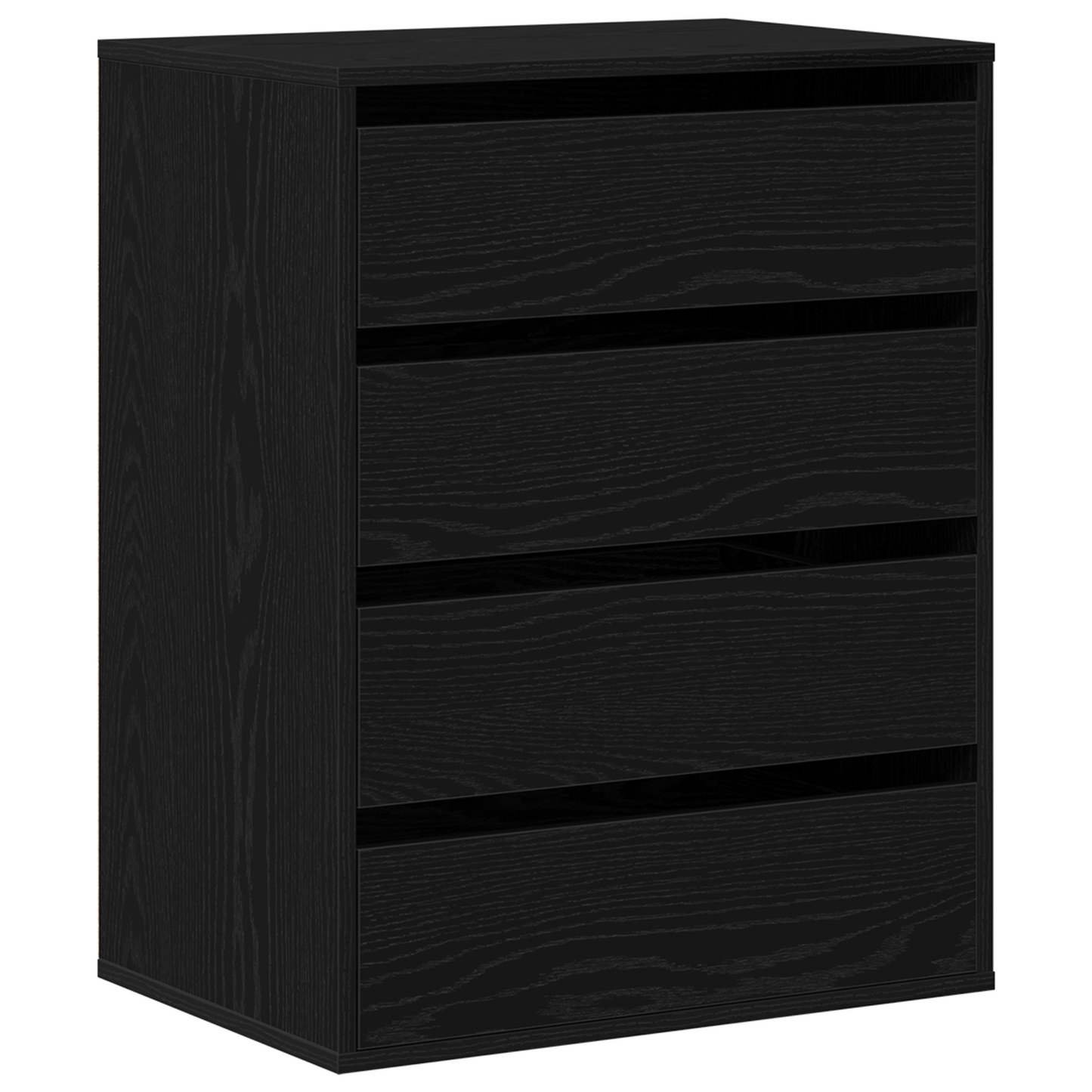 Kommode Svart Eik 60x41x76 cm