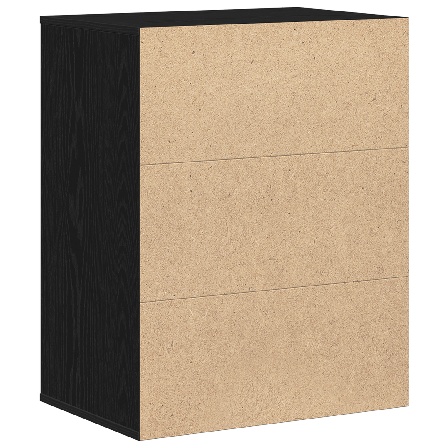 Kommode Svart Eik 60x41x76 cm