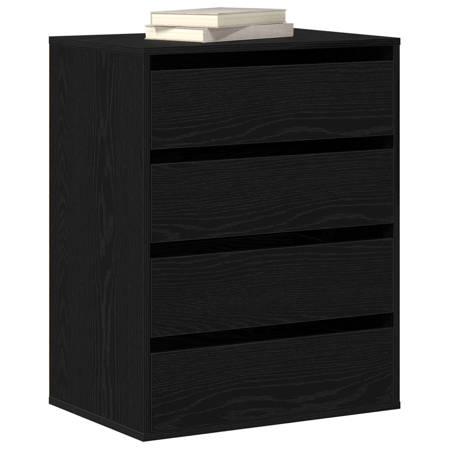 Kommode Svart Eik 60x41x76 cm