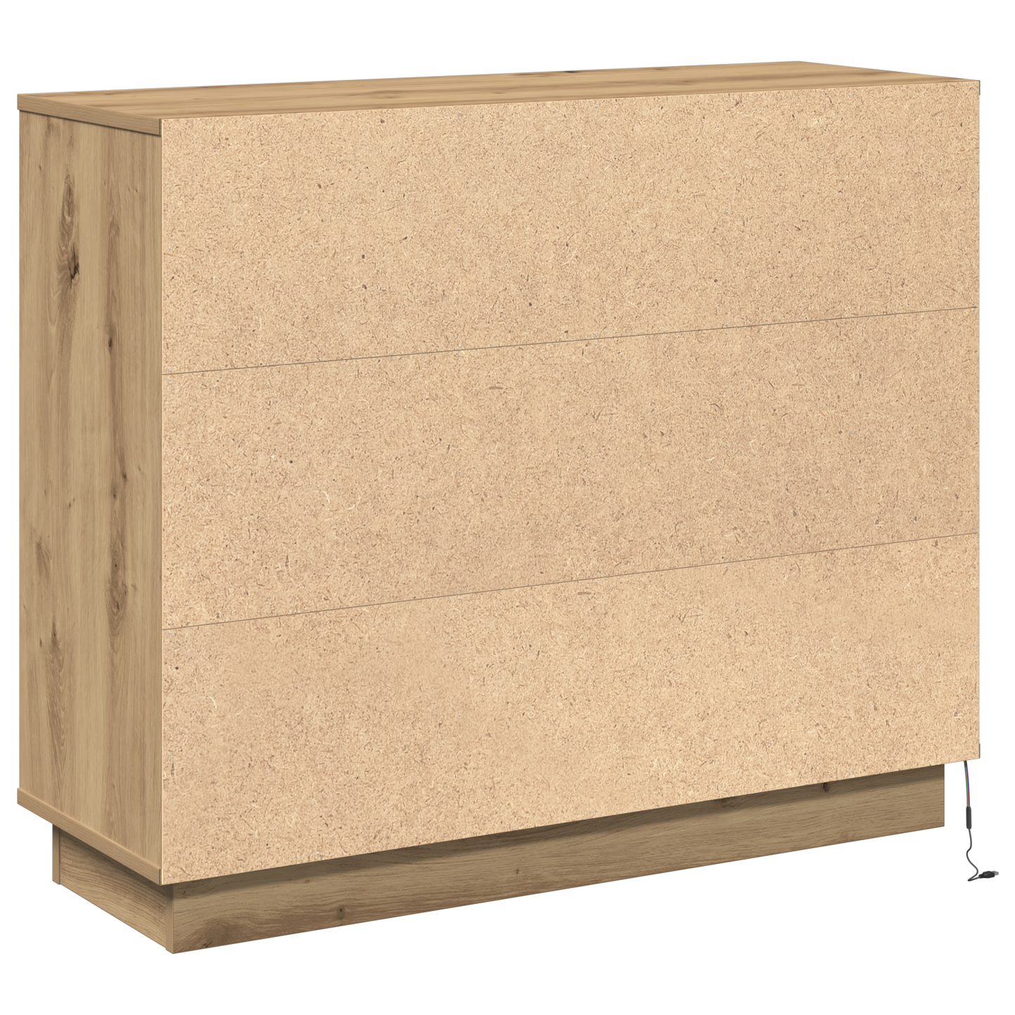 Skjenk Brun med LED 90x32x75 cm