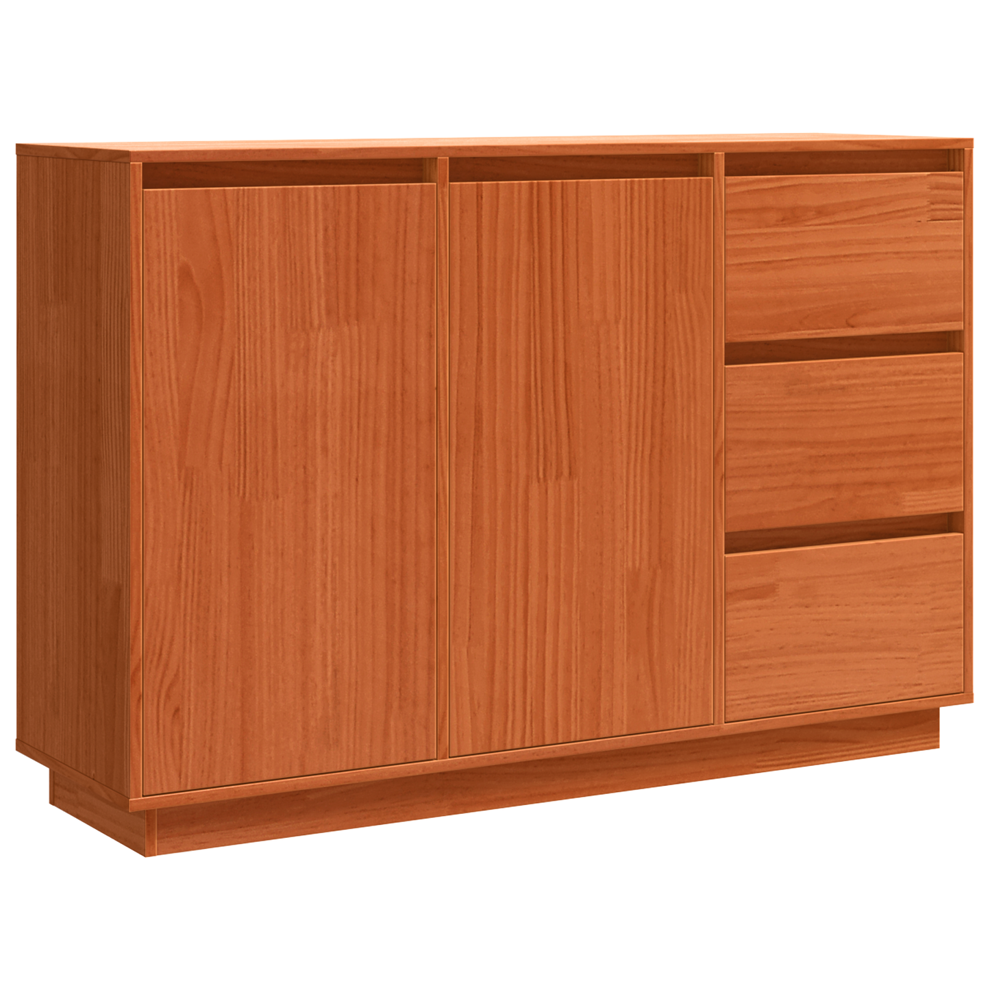 Skjenk Brun 111 x 34 x 75 cm Massivt furutre