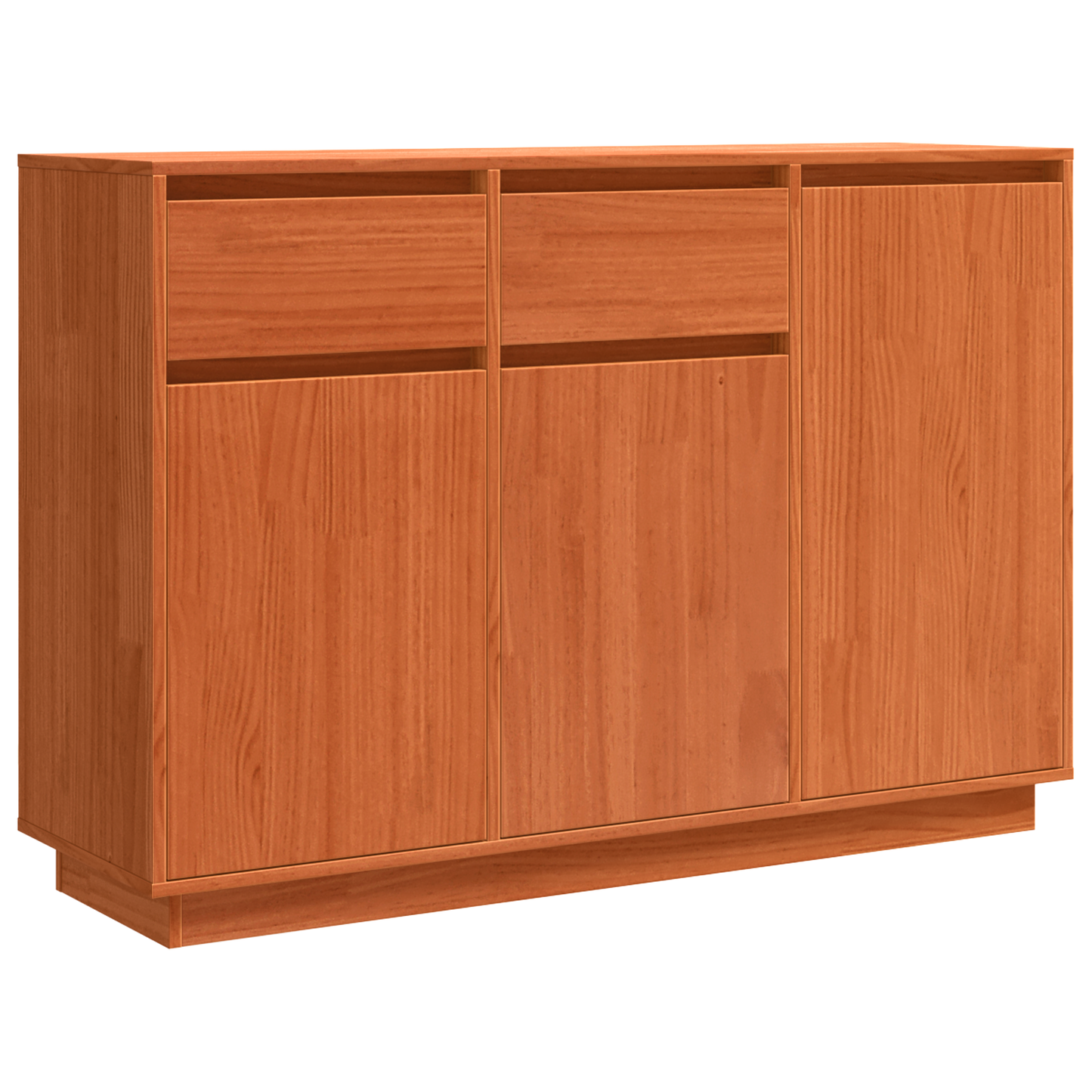 Skjenk Brun Voksbrun 110 x 34 x 75 cm Heltre furu