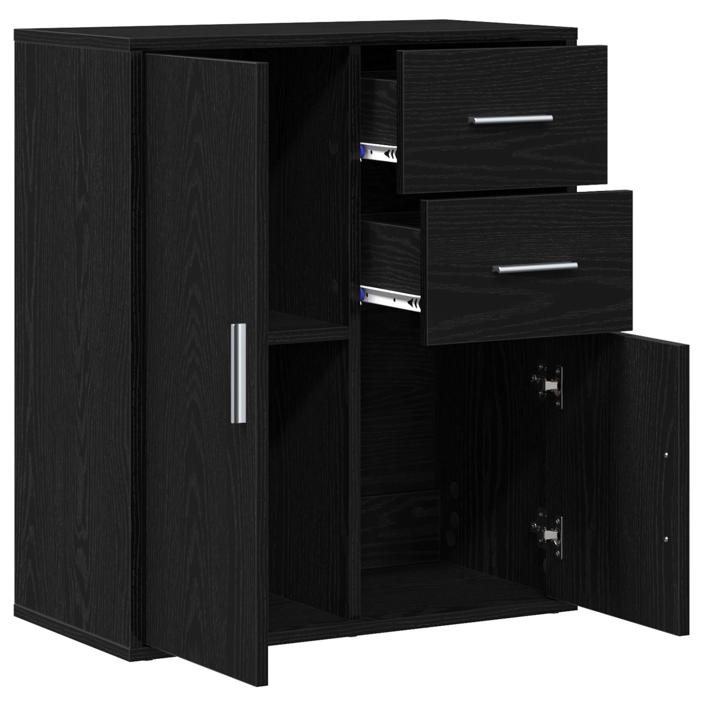 Skjenk Svart Eik 60 x 31 x 70 cm